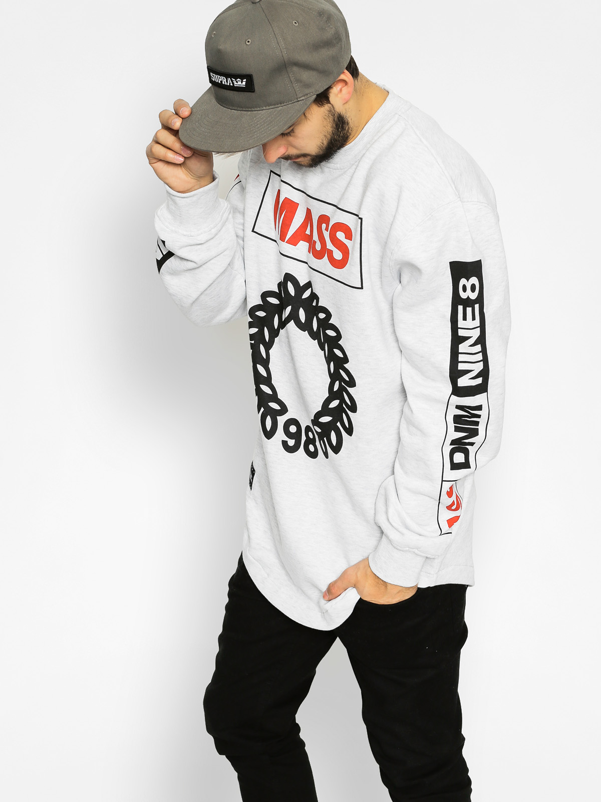 Bluza MassDnm Conversion (light grey)