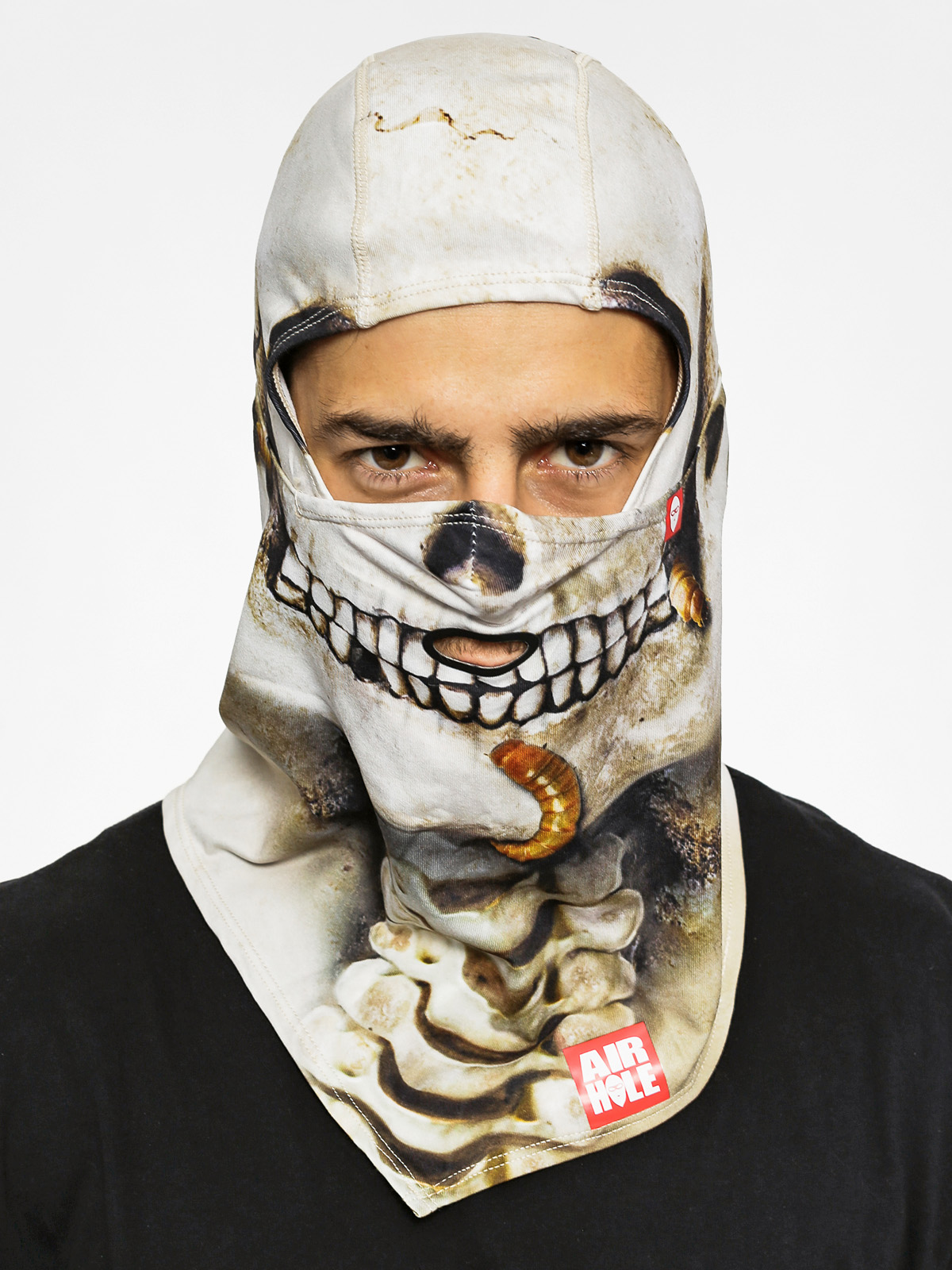 Komniarka Airhole Balaclava Hinge Drytech (bones)