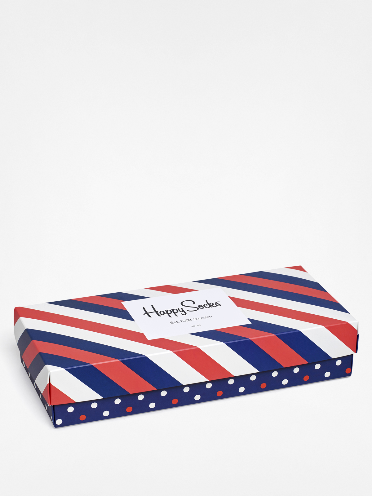 Skarpetki Happy Socks Giftbox 4pk (navy/white/red)