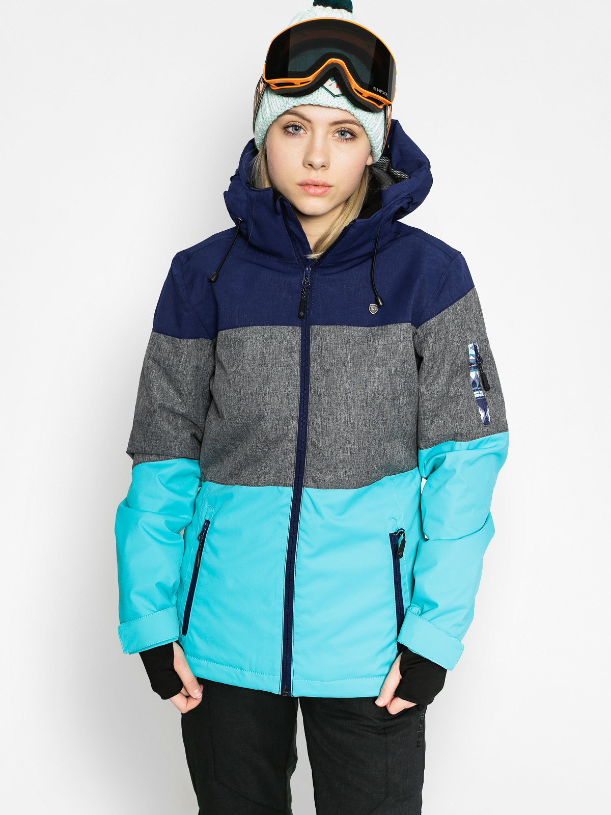 Damska Kurtka snowboardowa Rehall Cerilla (ceramic blue)