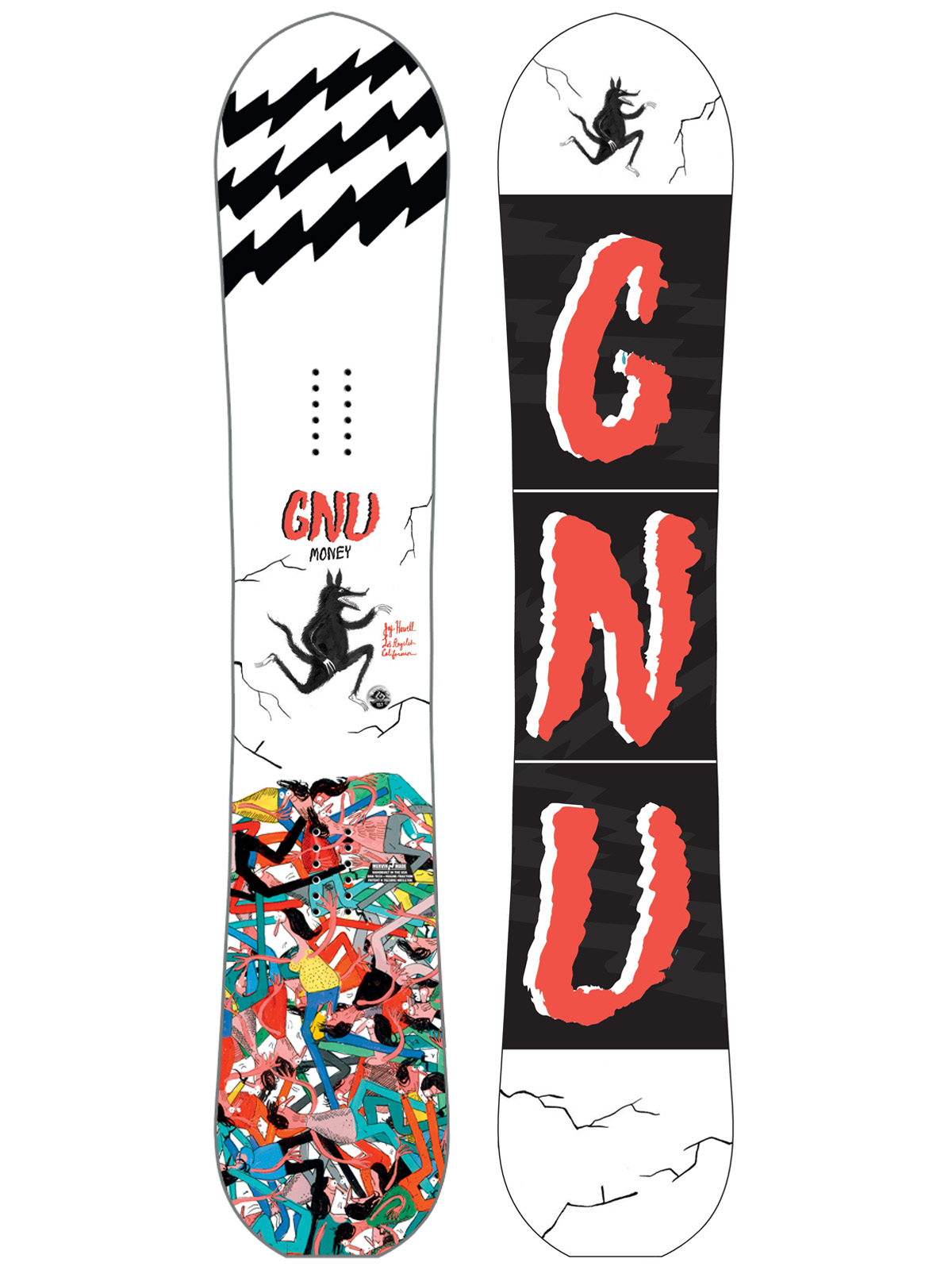 Męska Deska snowboardowa Gnu Money