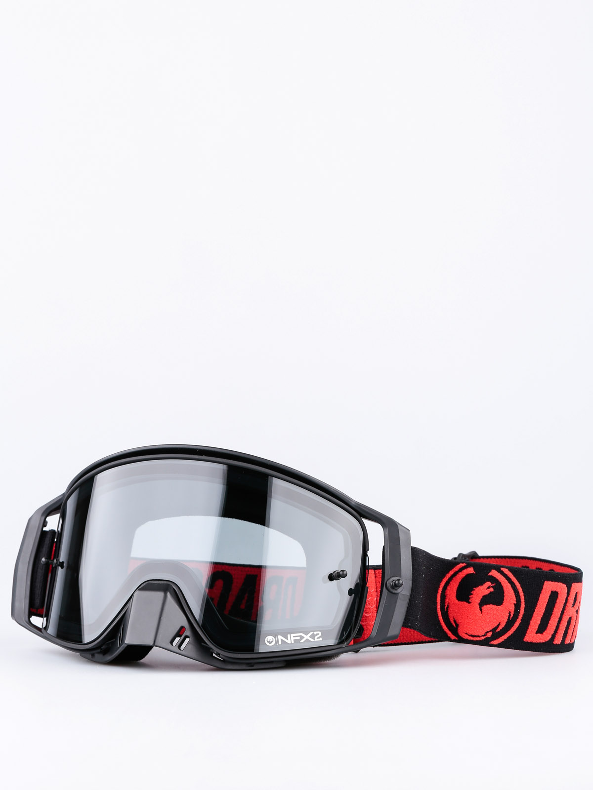 Gogle crossowe Dragon NFX2 (red/inj smoke)