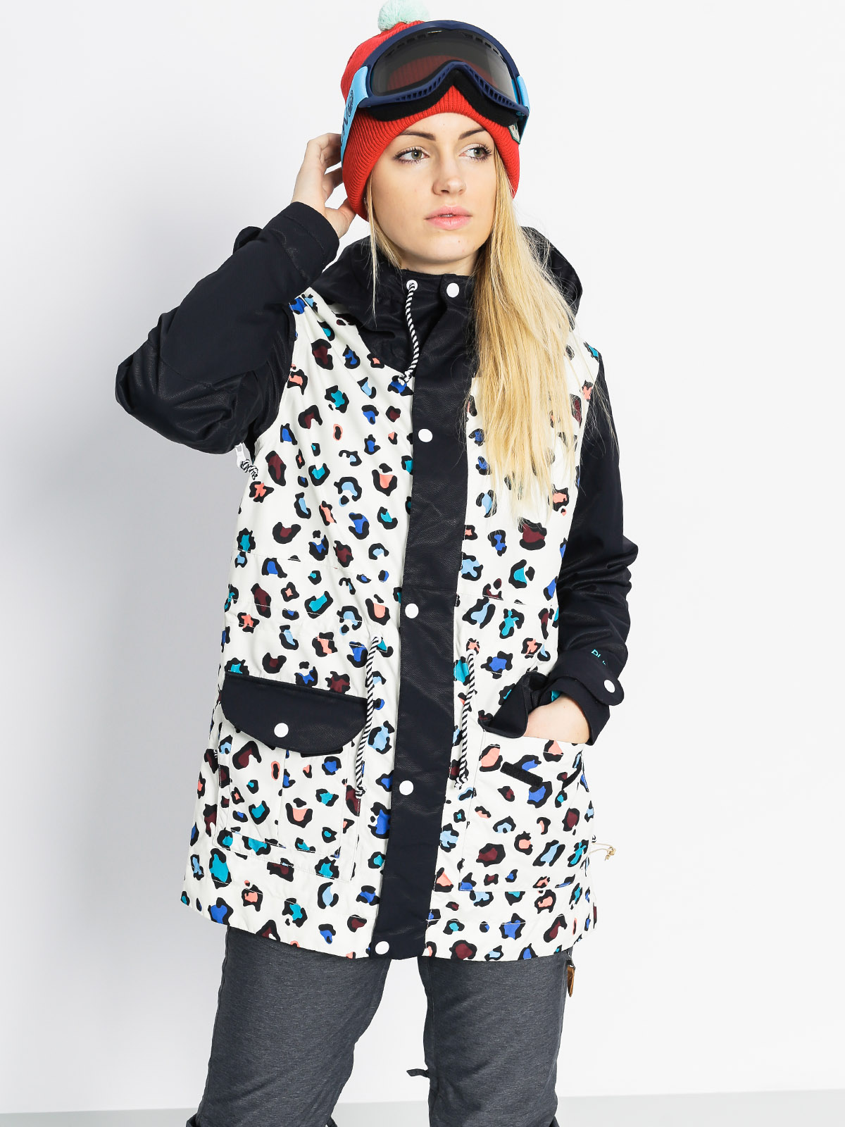 Damska Kurtka snowboardowa Burton Twc Troublmakr (rbw cheeta/tru bk)