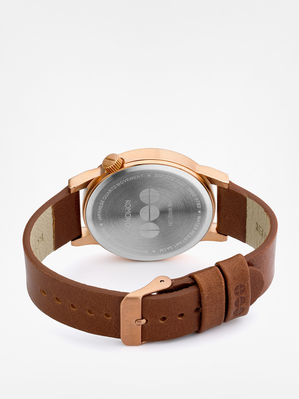 Zegarek Komono Winston Mirror (rose/gold/cognac)