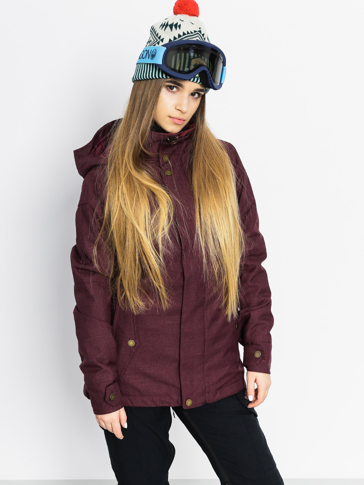 Damska Kurtka snowboardowa Burton Jet Set (sangria)