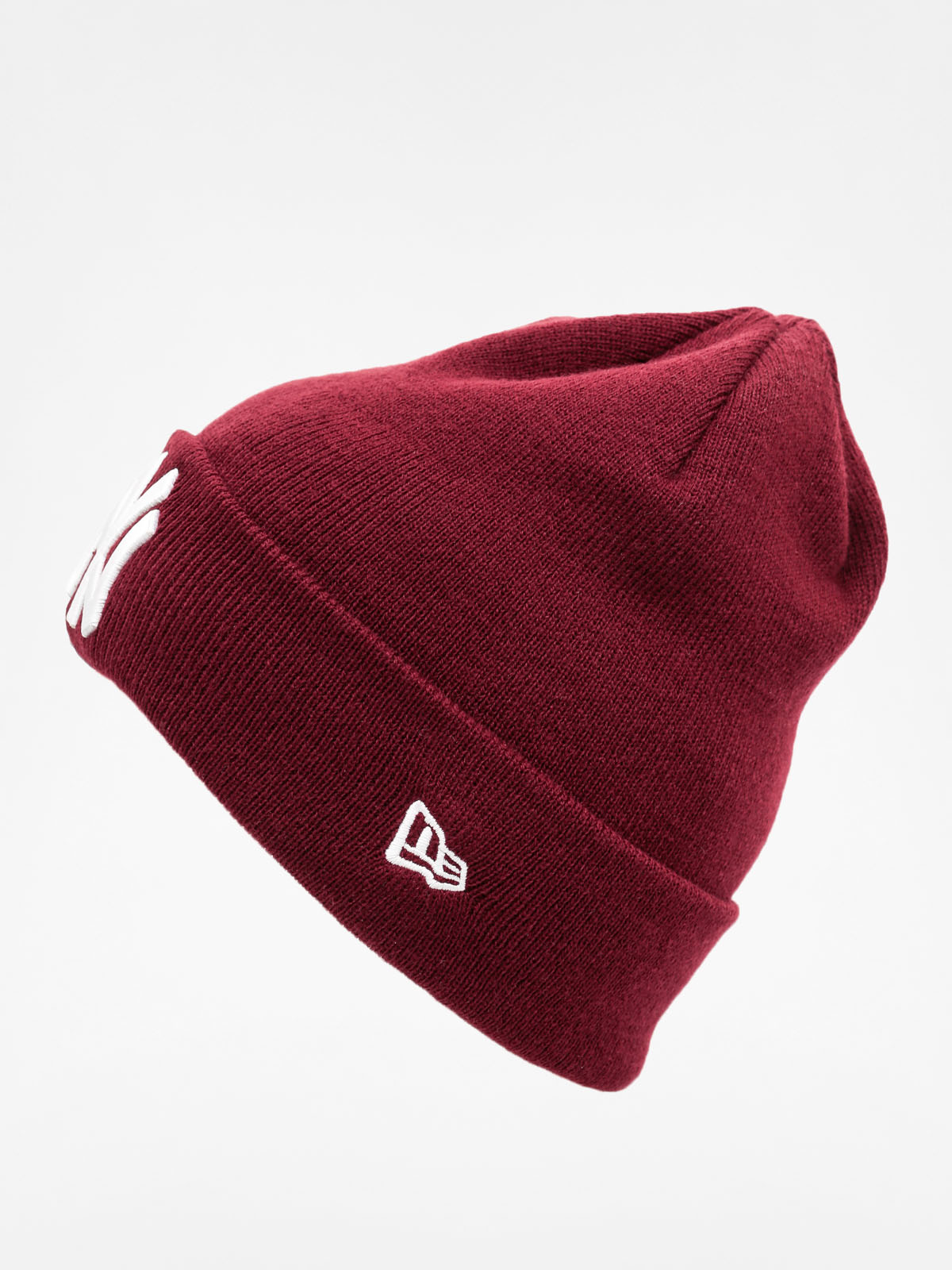 Czapka zimowa New Era New York Yankees Essential Cuff (burgundy)