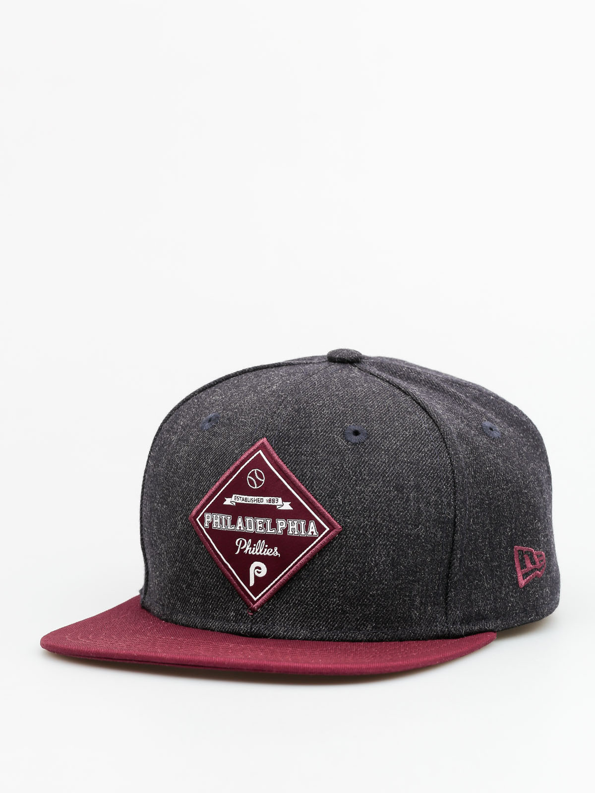 Czapka z daszkiem New Era Philadelphia Phillies 01 ZD (burgundy/jeans)