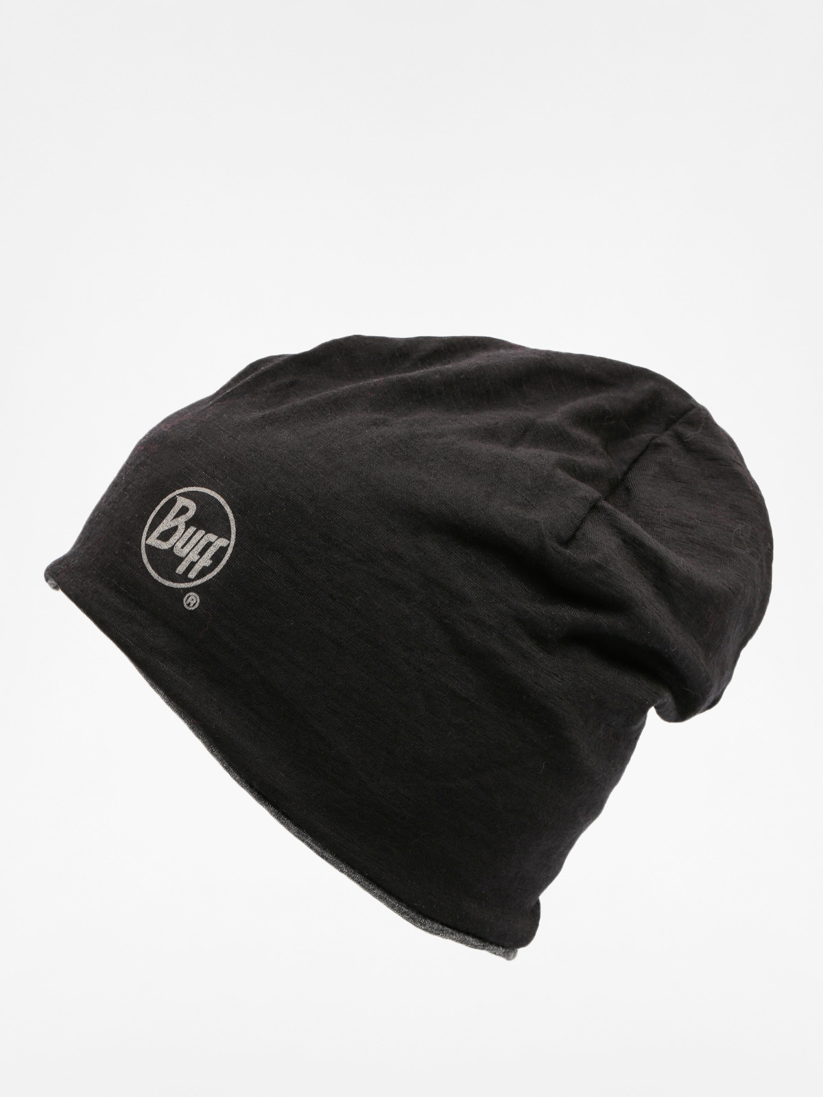 Czapka zimowa Buff Merino Wool Reversible (solid black)