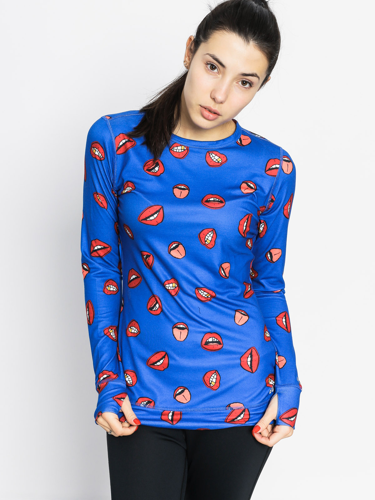 Damski Longsleeve aktywny Burton Midweight Crew (lips)