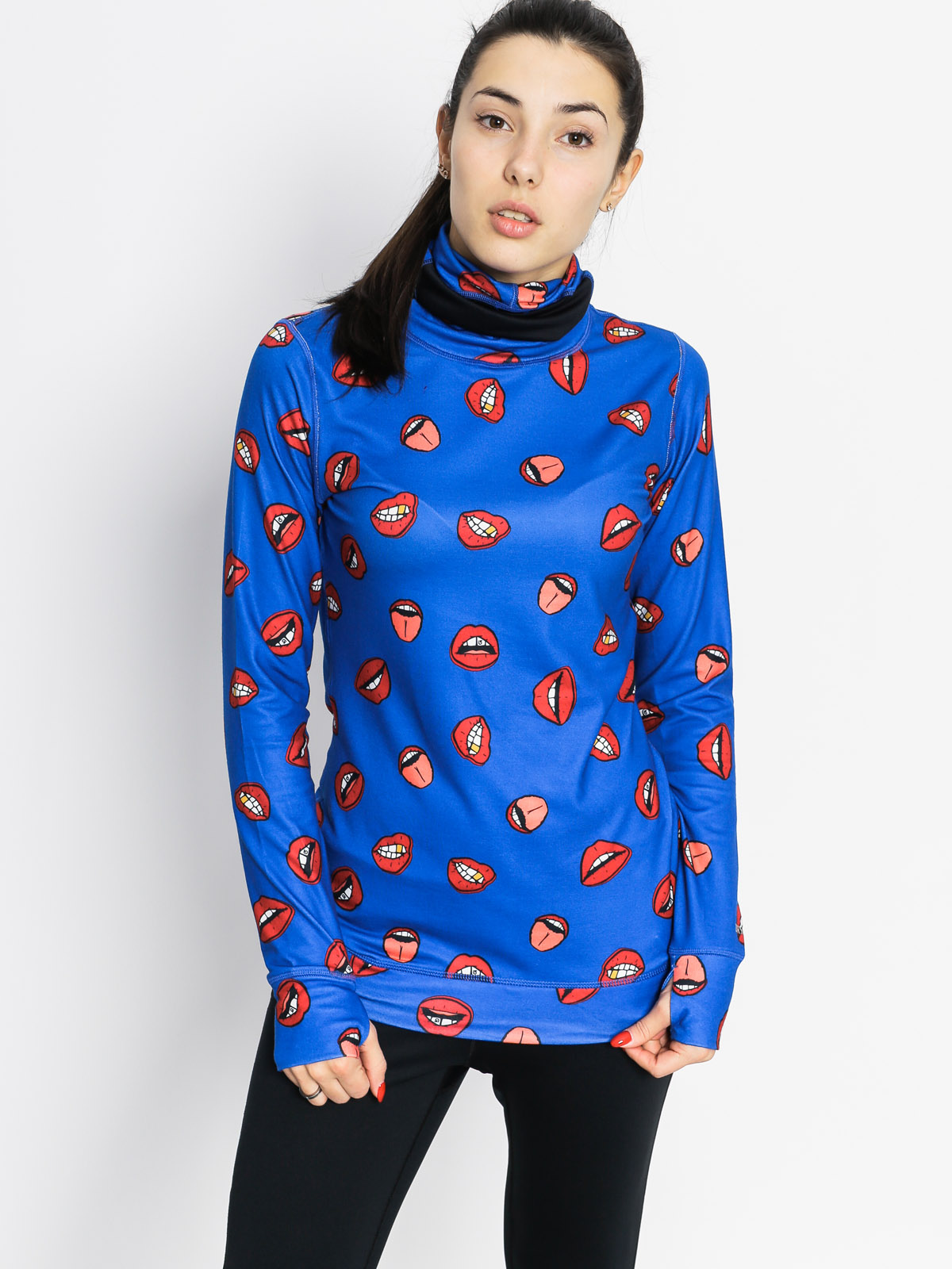 Damski Longsleeve aktywny Burton Midweight Long Neck Crew (lips)