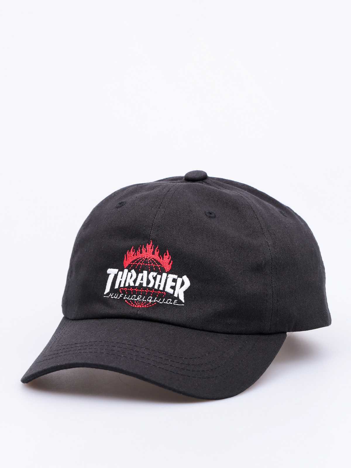 Czapka z daszkiem HUF Thrasher TDS Curve Visor 6 Panel ZD (black)