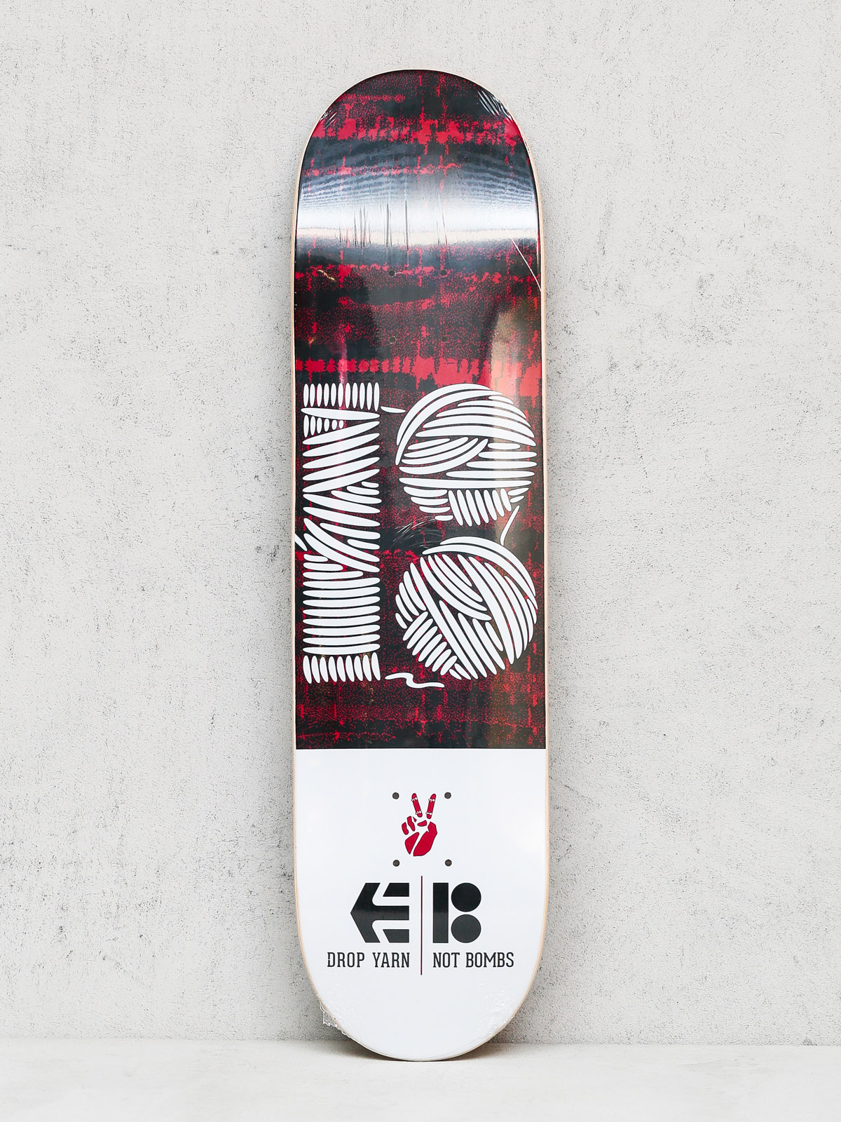 Deck Etnies Plan B Skateboard (red/white)