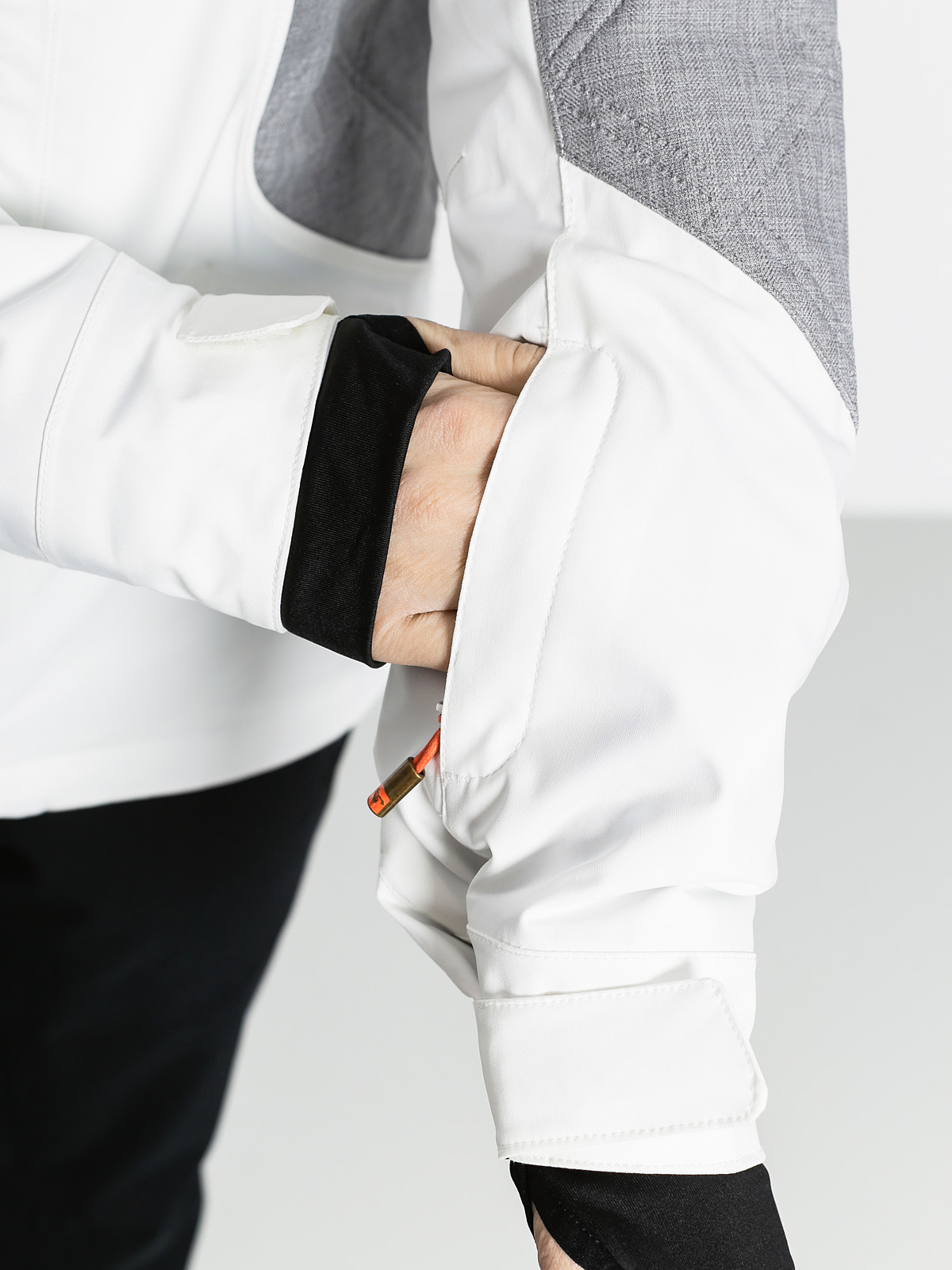 Damska Kurtka snowboardowa Roxy Atmosphere (white/light grey/black)