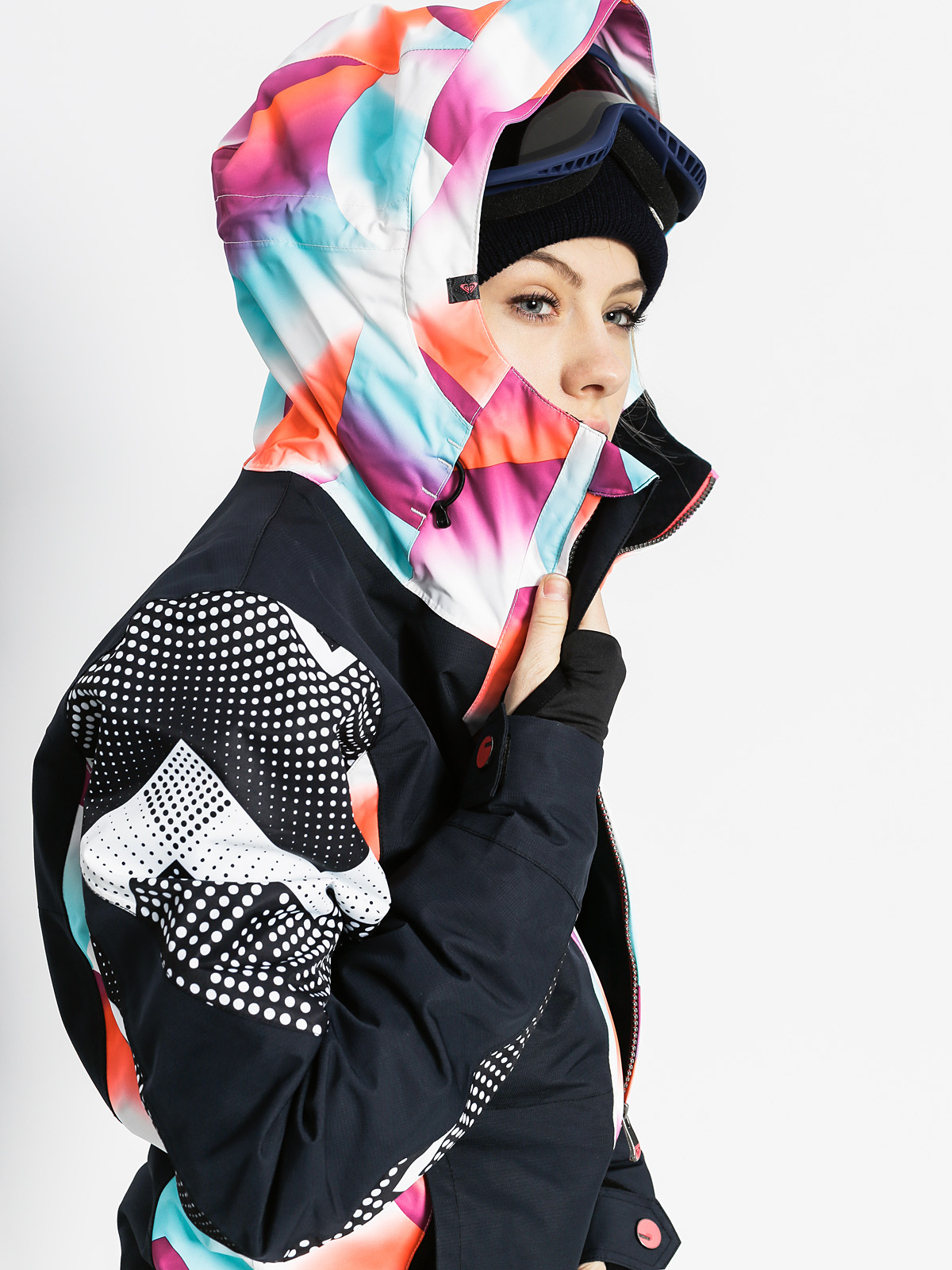 Damska Kombinezon snowboardowy Roxy Impres Suit Pop (black/multi)