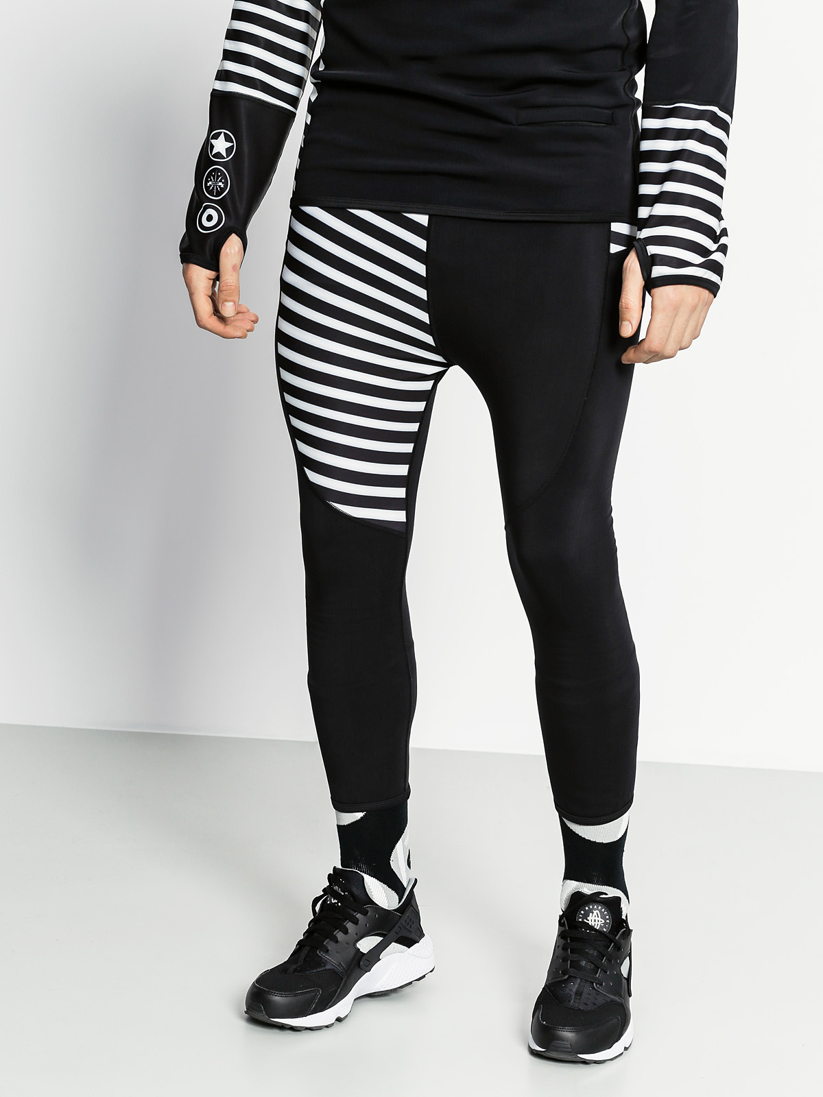 Męskie Kalesony aktywne Majesty Surface Base Layer Pants (thunder)