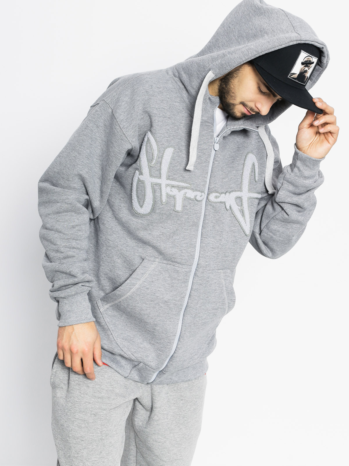 Bluza z kapturem Stoprocent Tag16 ZHD (grey)