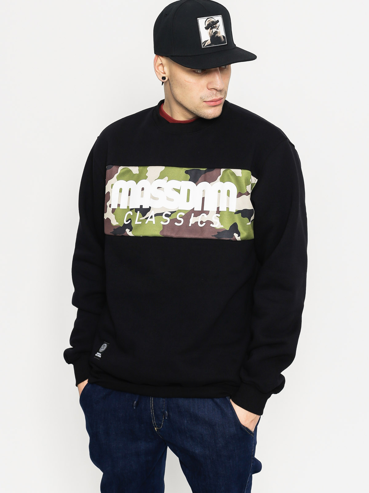 Bluza MassDnm Classics Camo (black)