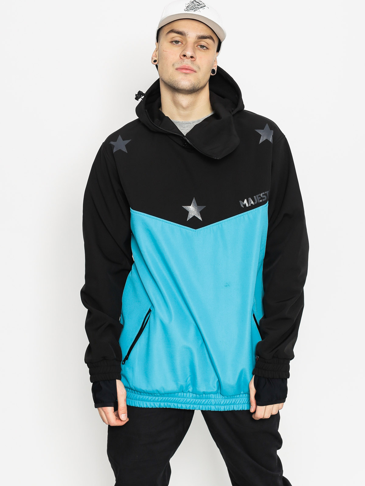 Męska Kurtka snowboardowa Majesty Deathproof Softshell (blue/black)