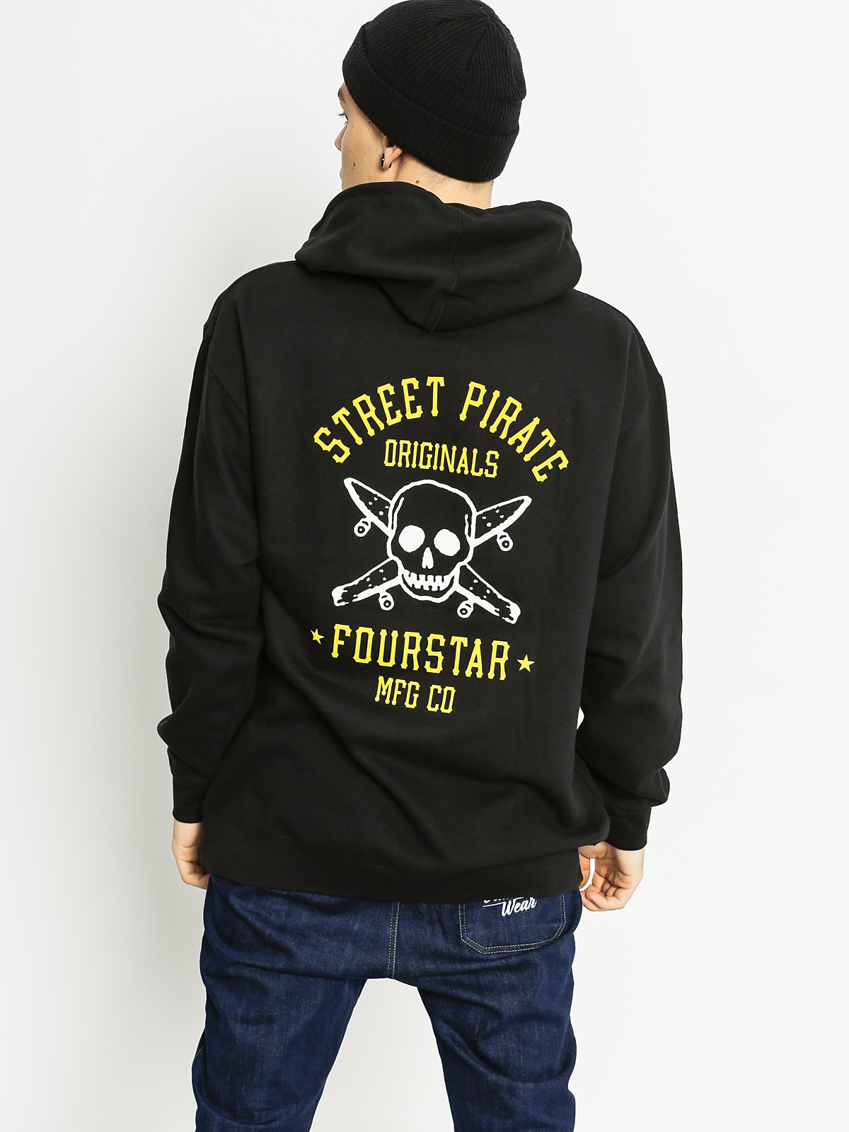 Bluza z kapturem Fourstar Originals HD (black)