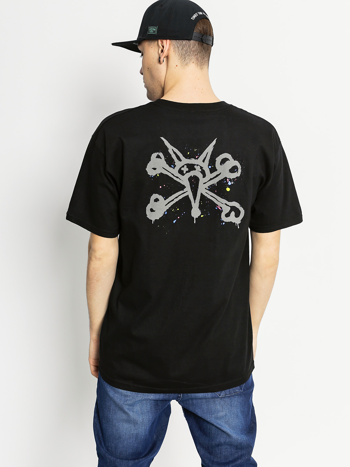 T-shirt Etnies Bones Splatter (black)