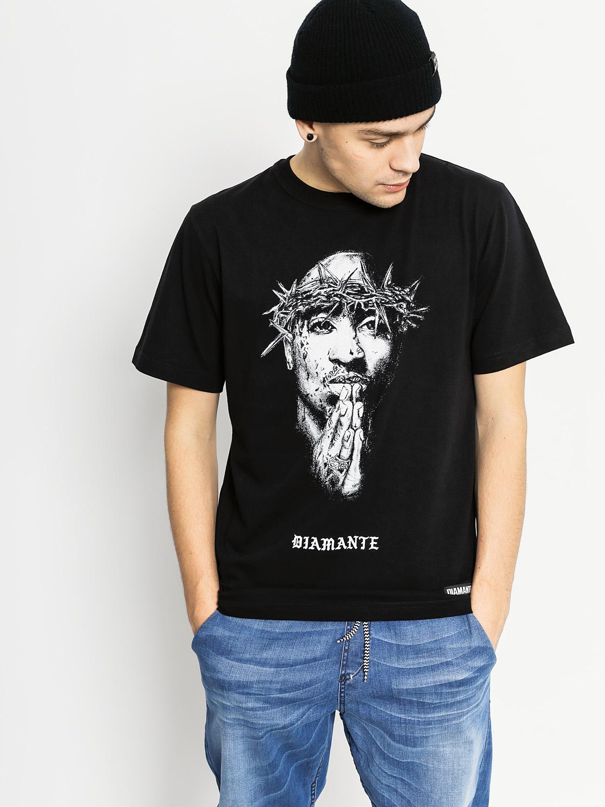 T-shirt Diamante Wear All Eyez On Me (black)