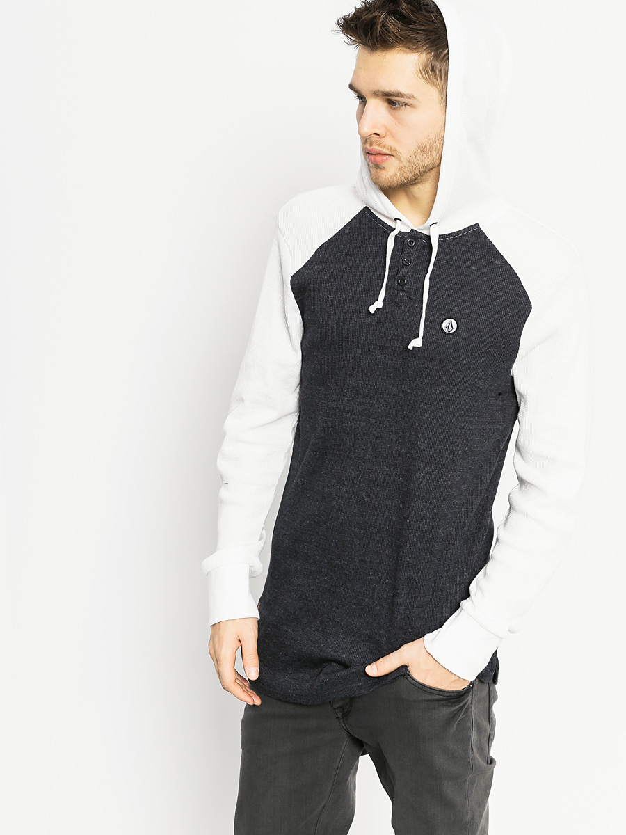 Bluza z kapturem Volcom 3 Button HD (wht)