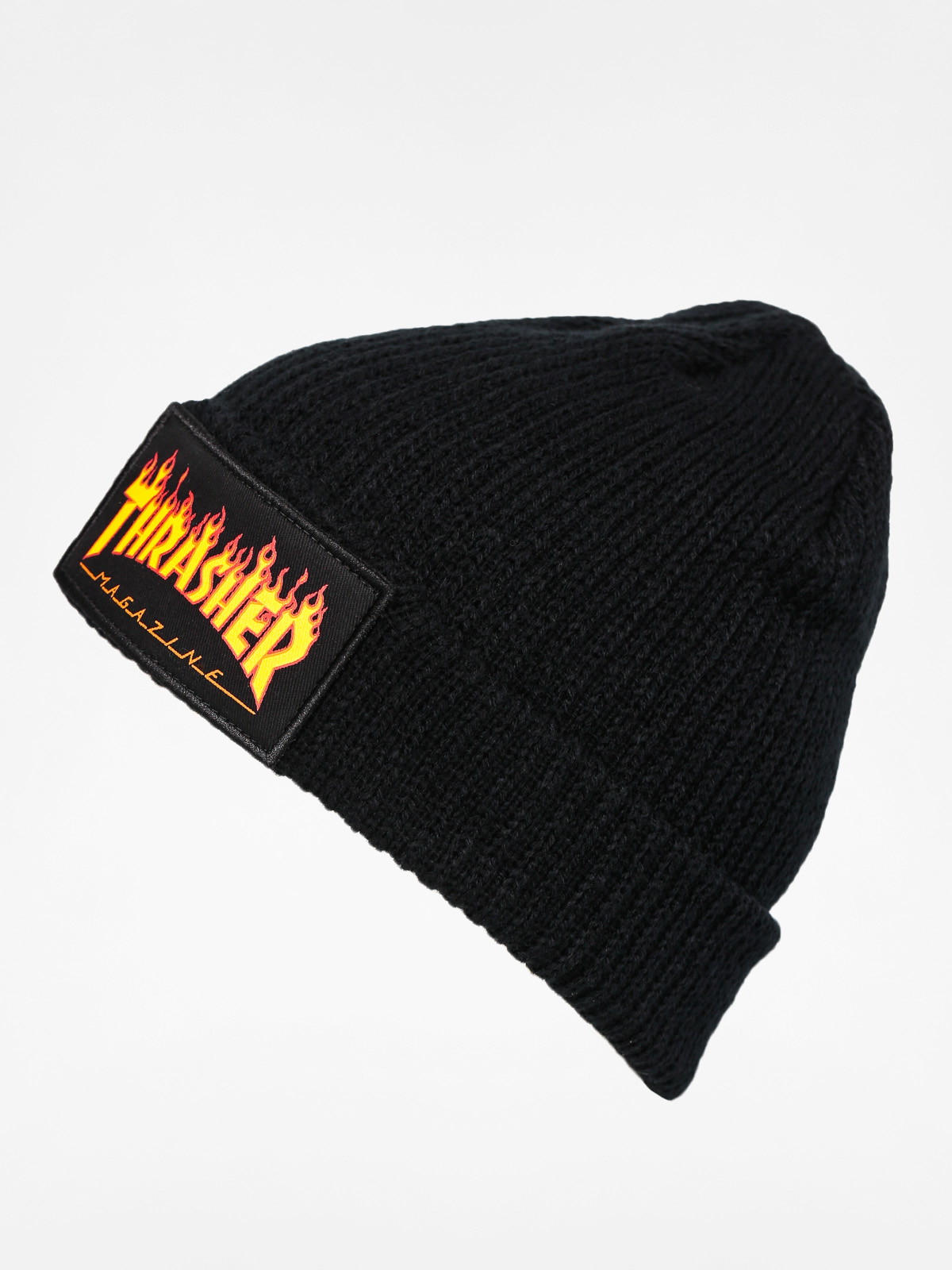 Czapka zimowa Thrasher Flame Logo Beanie (black)