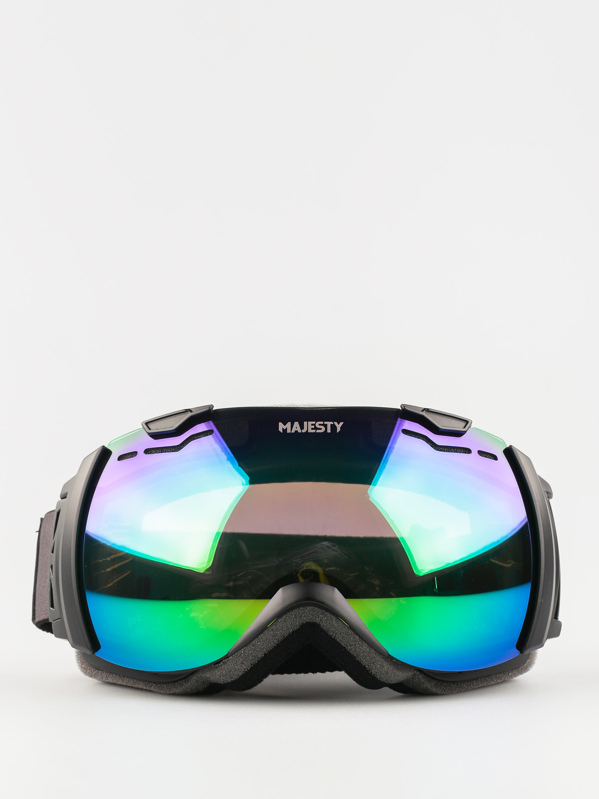 Gogle Majesty Spectrum (matt black/green emerald mirror/clear citrine)