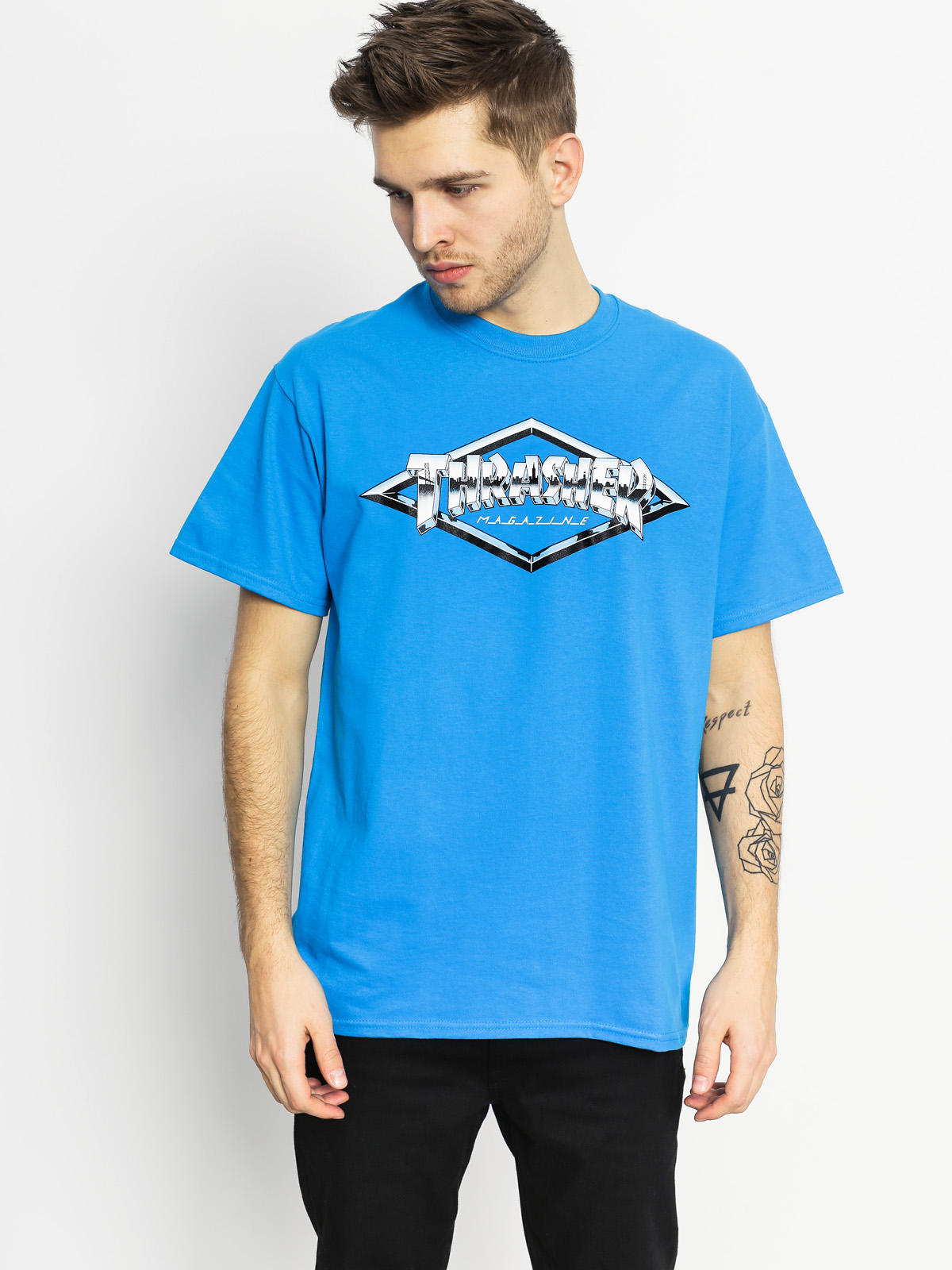 T-shirt Thrasher Diamond Emblem (sapphire)