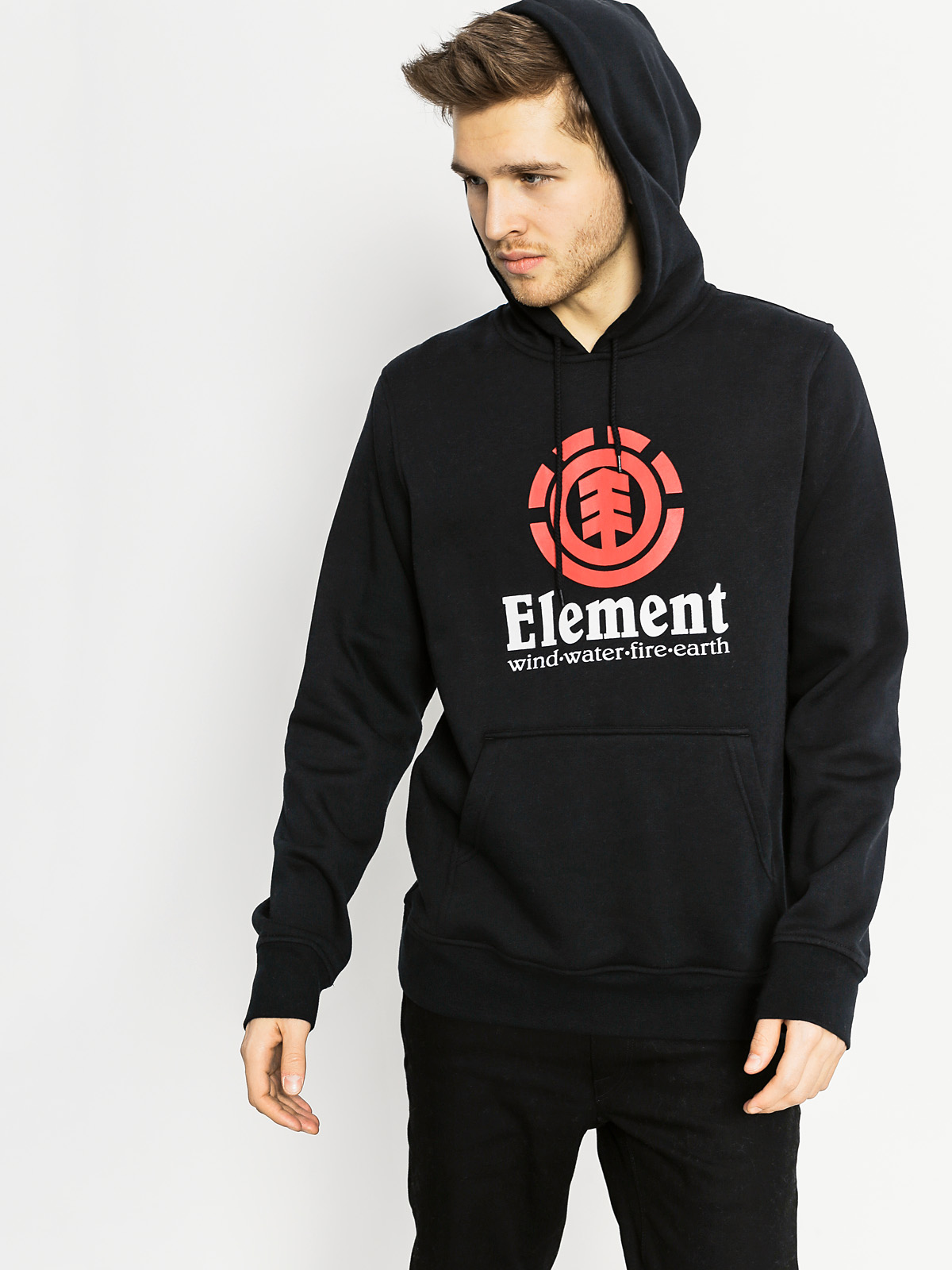 Bluza z kapturem Element Vertical HD (flint black)