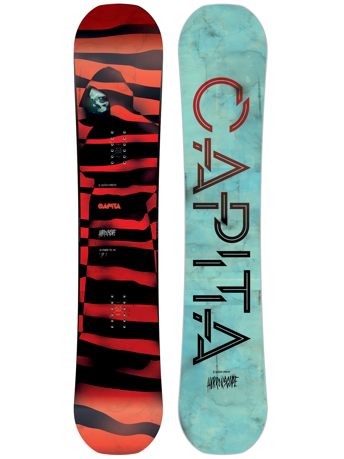 Męska Deska snowboardowa Capita Horrorscope 151 (ocean blue/black red)