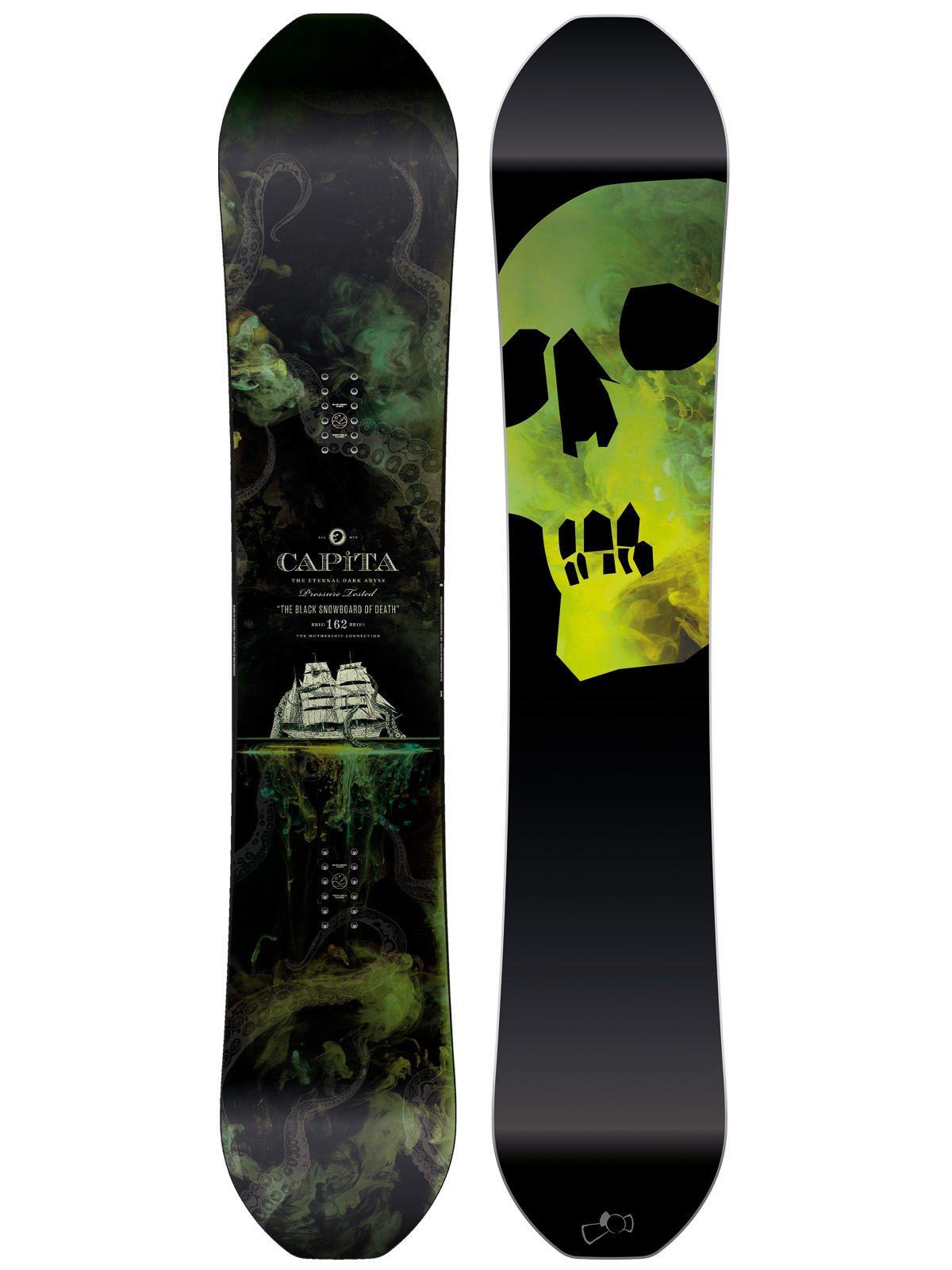 Męska Deska snowboardowa Capita The Black Snowboard Of Death (black green/black green)