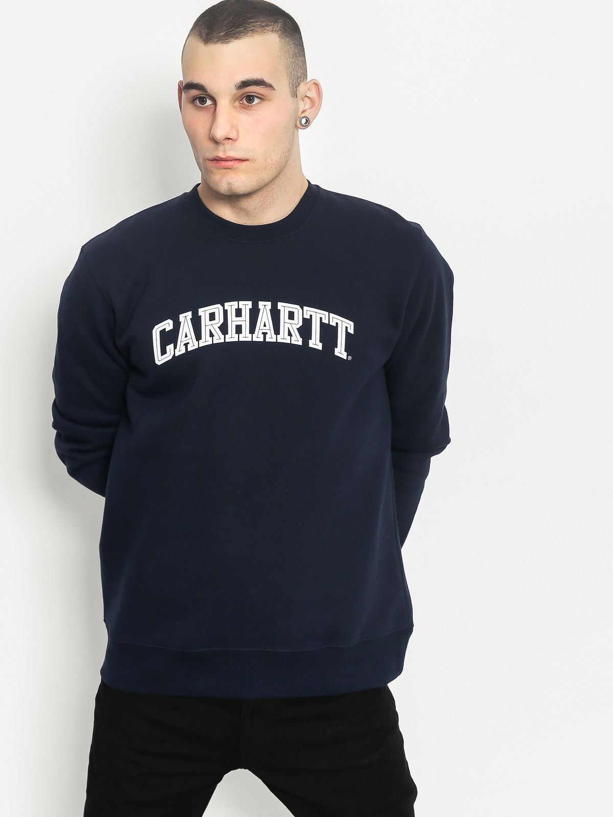 Bluza Carhartt Yale Sweat (navy/white)
