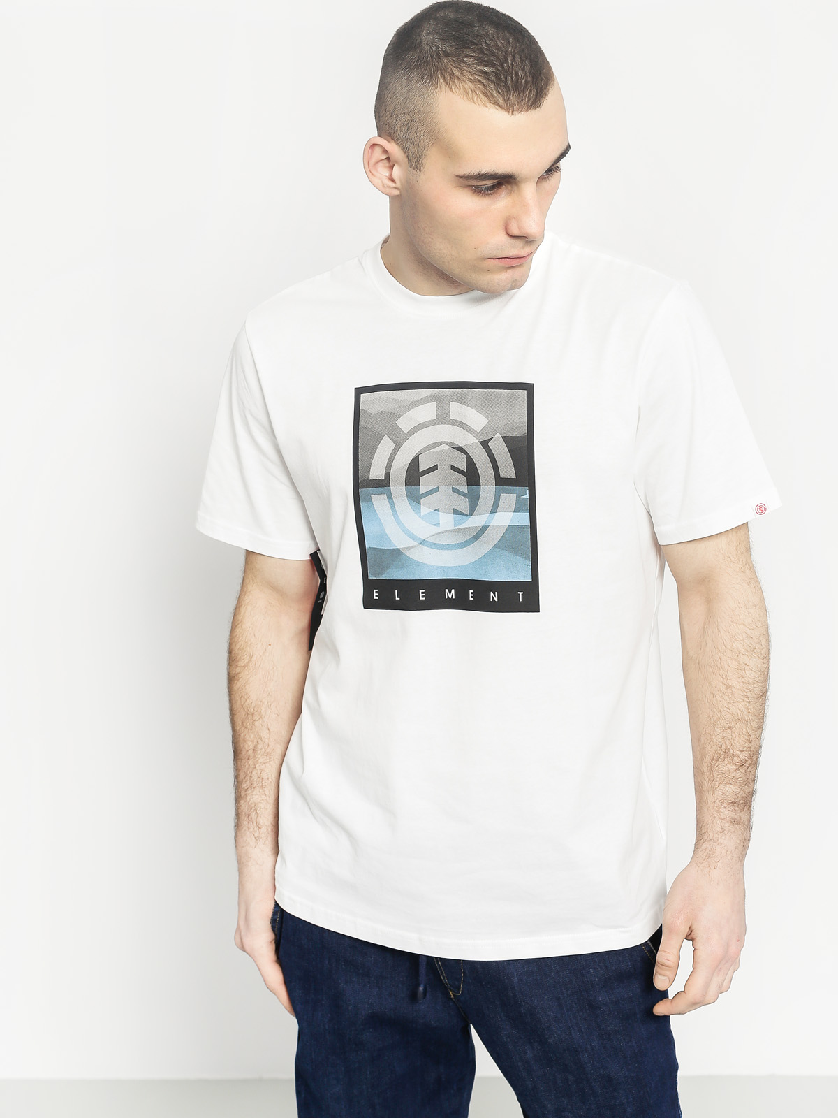 T-shirt Element Rolling (optic white)