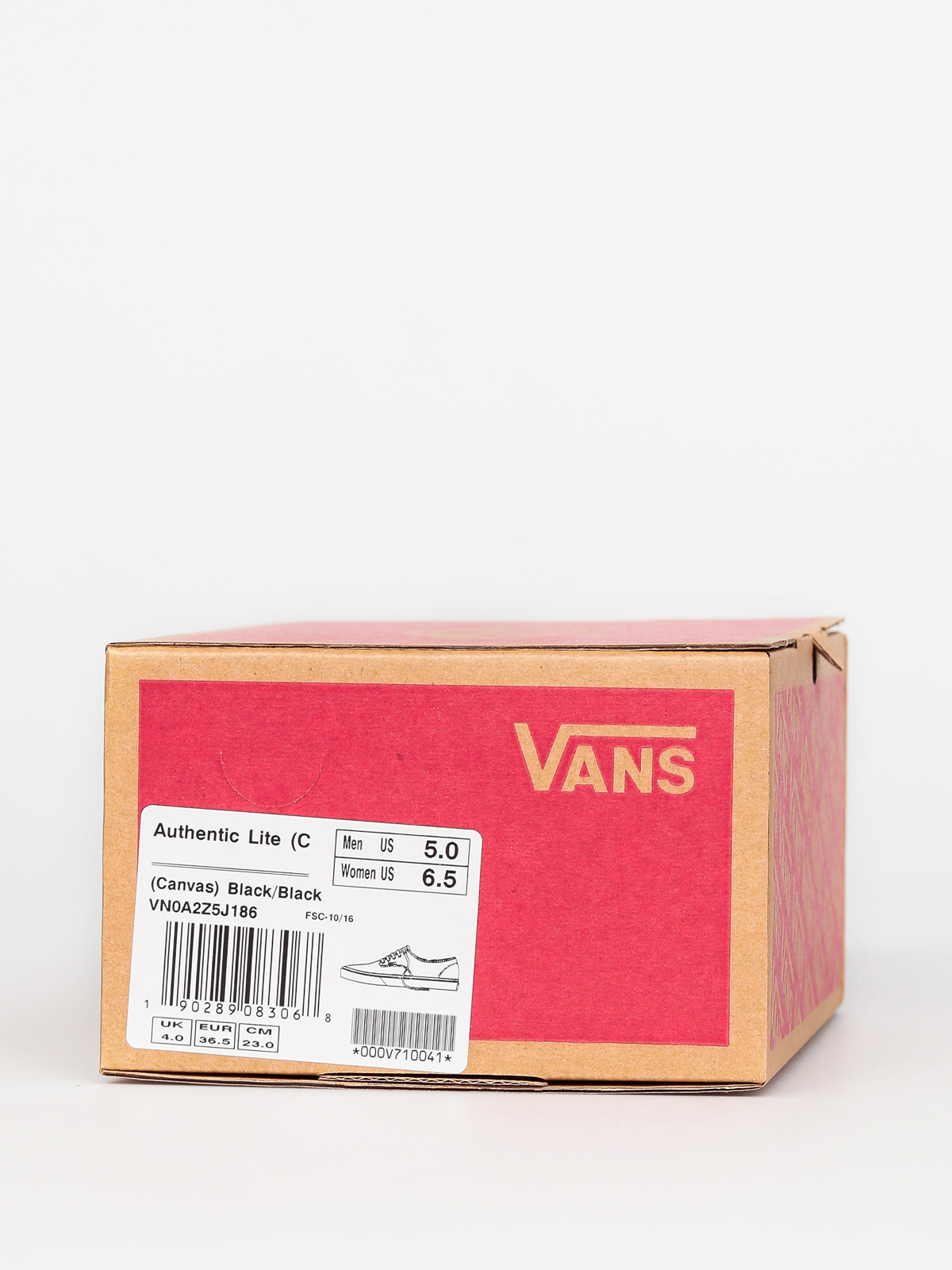 Buty Vans Authentic Lite (canvas/black/black)