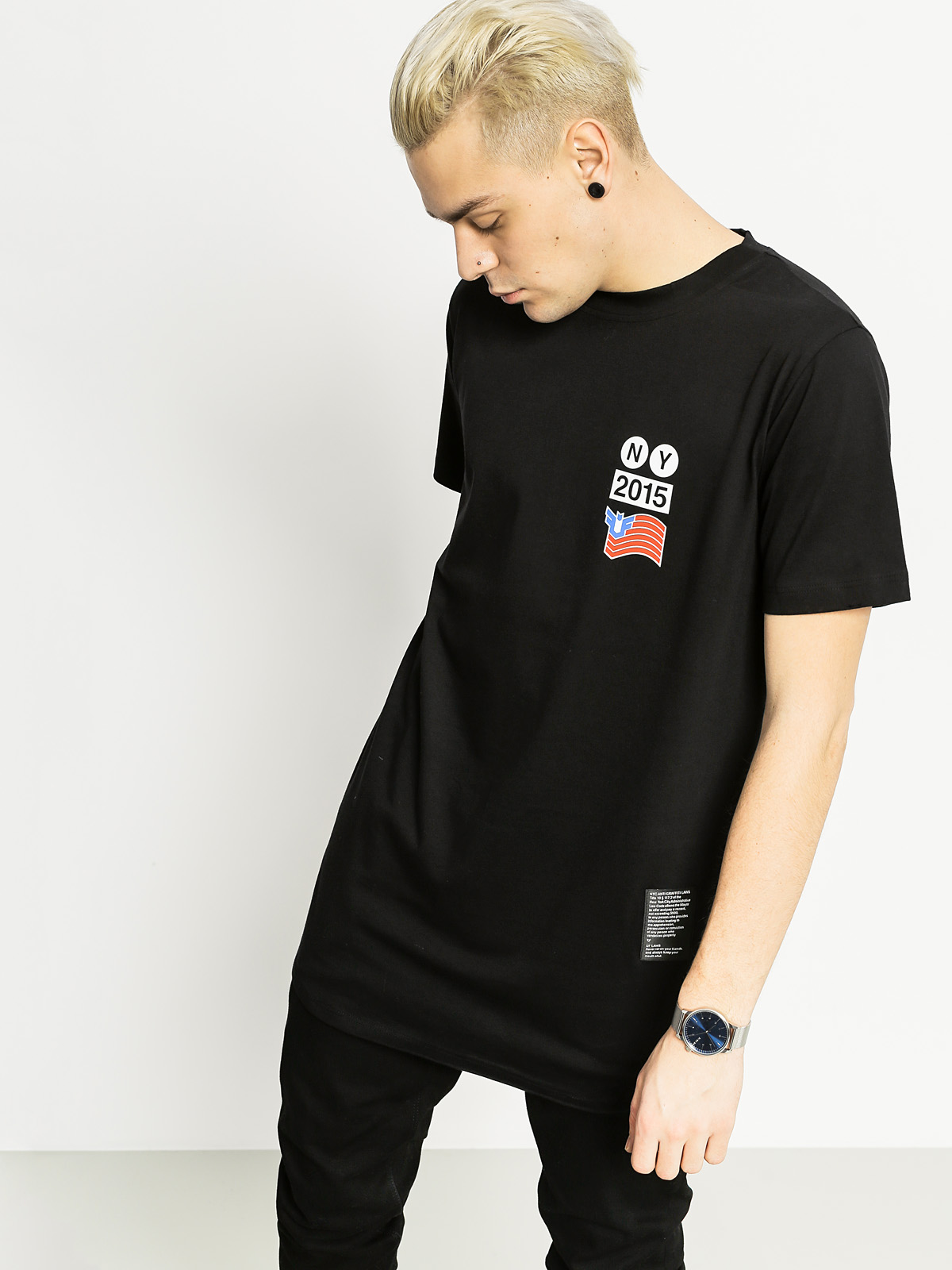 T-shirt Urban Flavours NYC Crown (black)