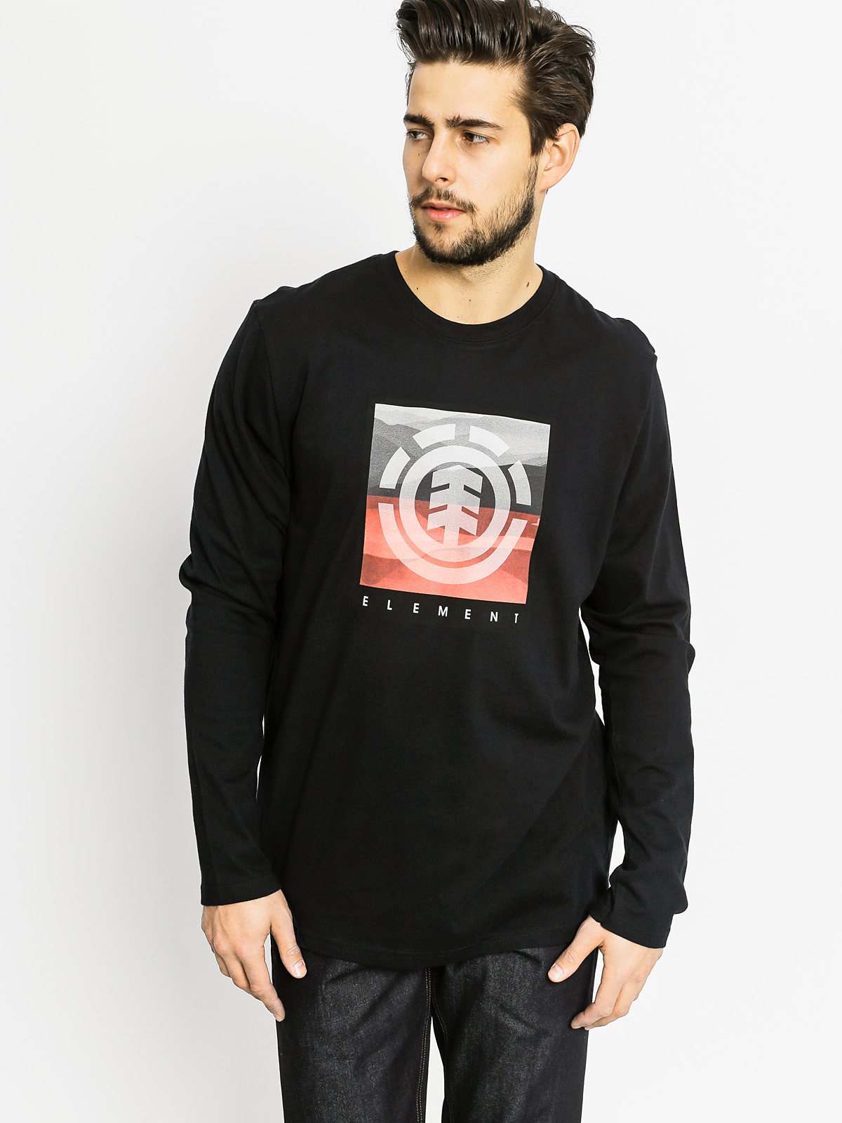 Longsleeve Element Rolling (flint black)