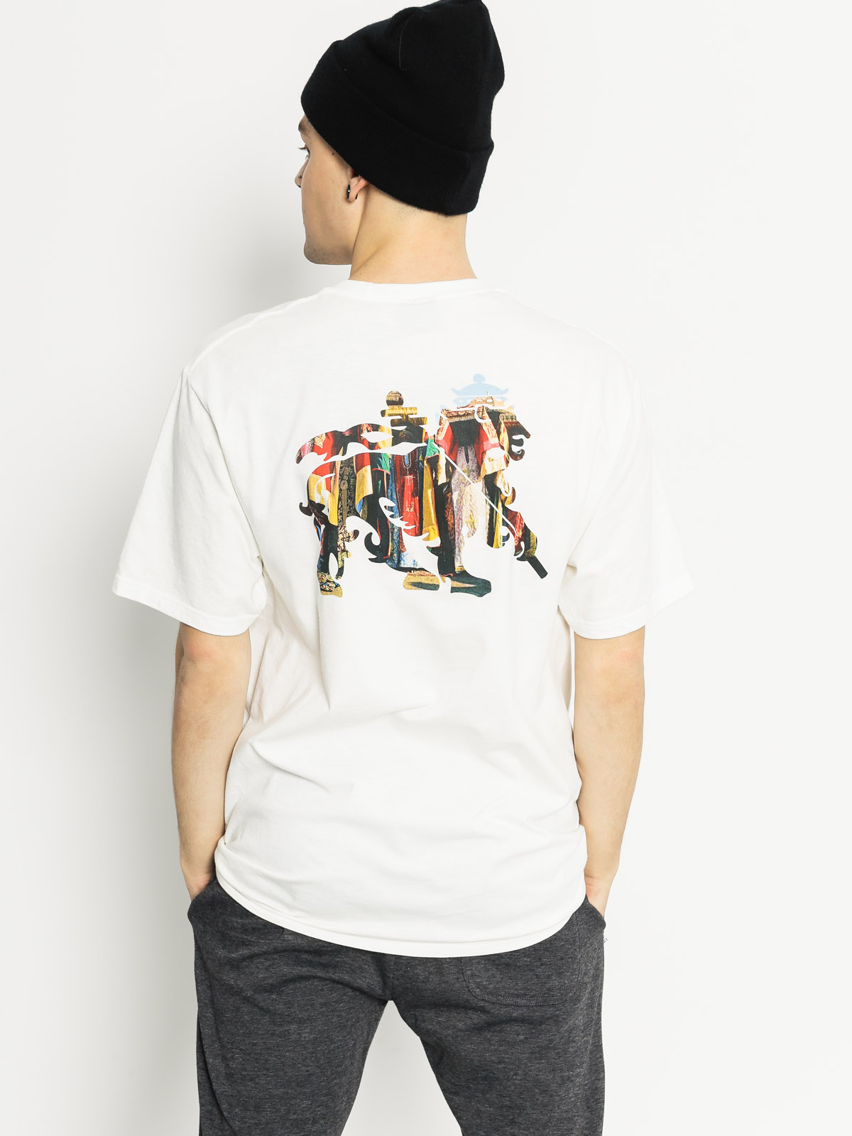 T-shirt Stussy Tribal Lion (white)