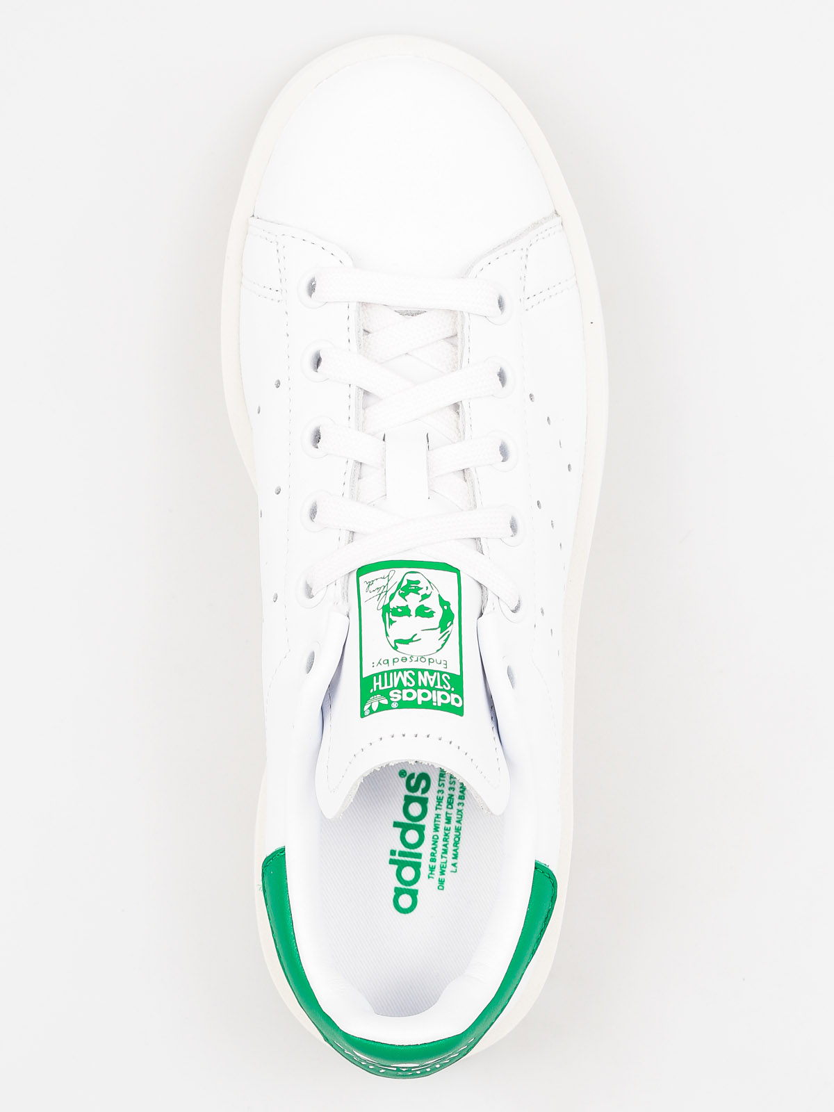 Buty adidas Stan Smith Bold W Wmn (ftwwht/ftwwht/green)