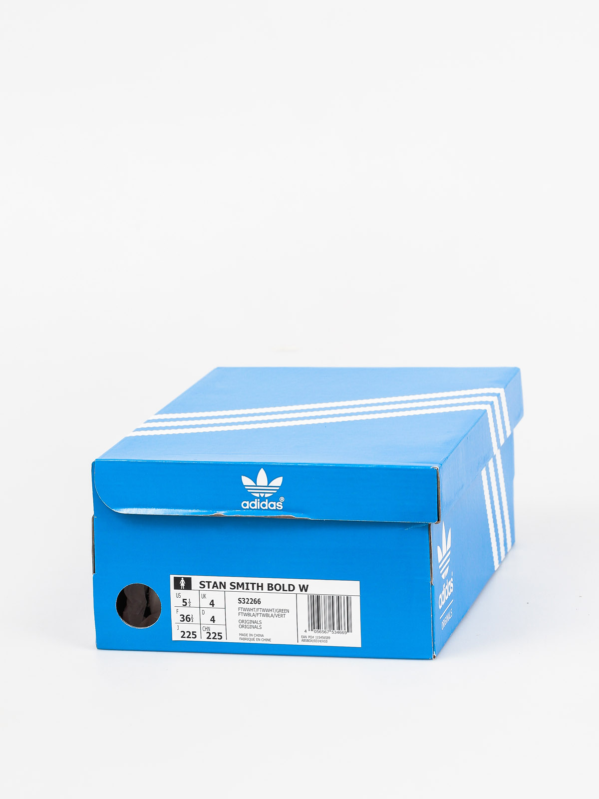 Buty adidas Stan Smith Bold W Wmn (ftwwht/ftwwht/green)