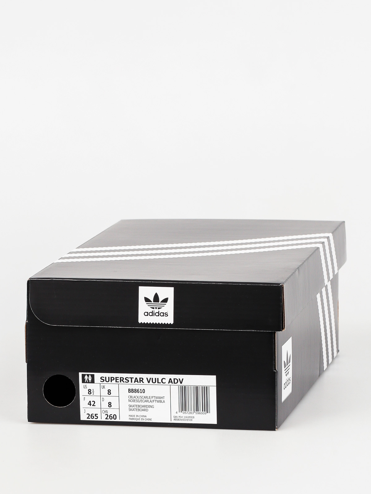 Buty adidas Superstar Vulc Adv (cblack/scarle/ftwwht)