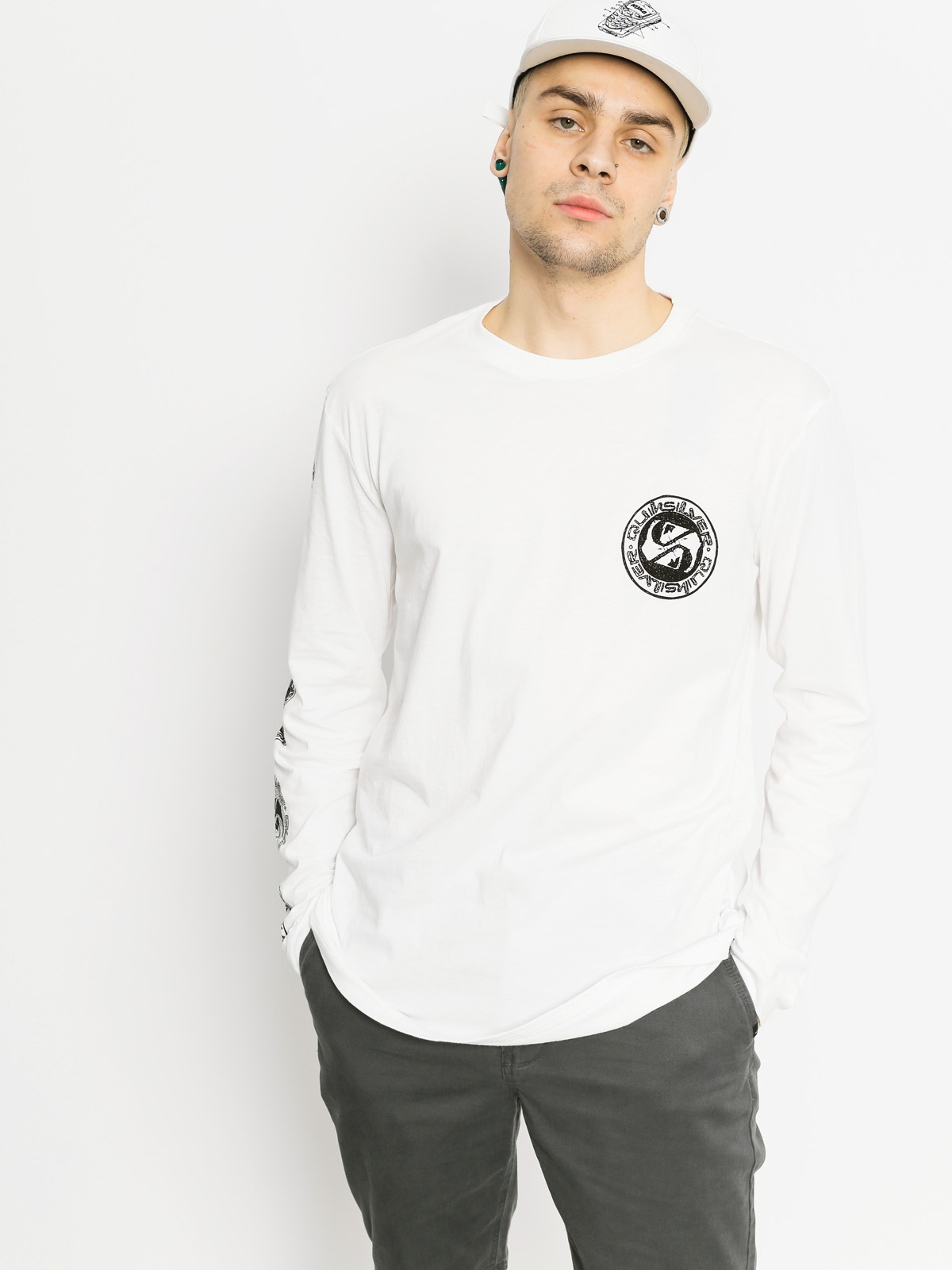 Longsleeve Quiksilver Balanced 69 (white)