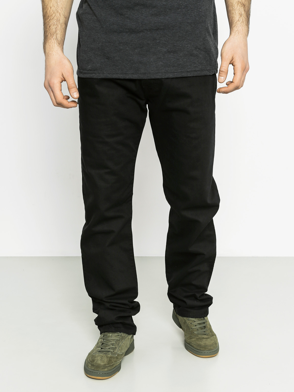 Spodnie Carhartt Davies (black rinsed)