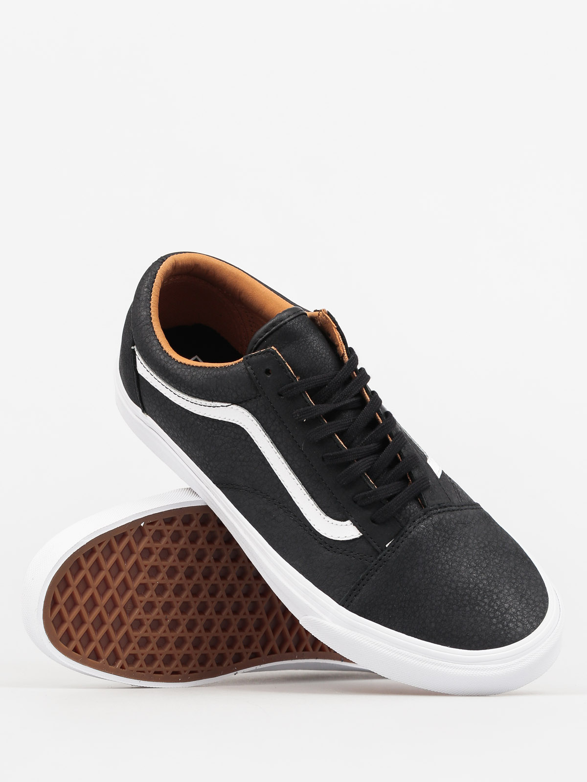 Buty Vans Old Skool (premium leather/black/true white)