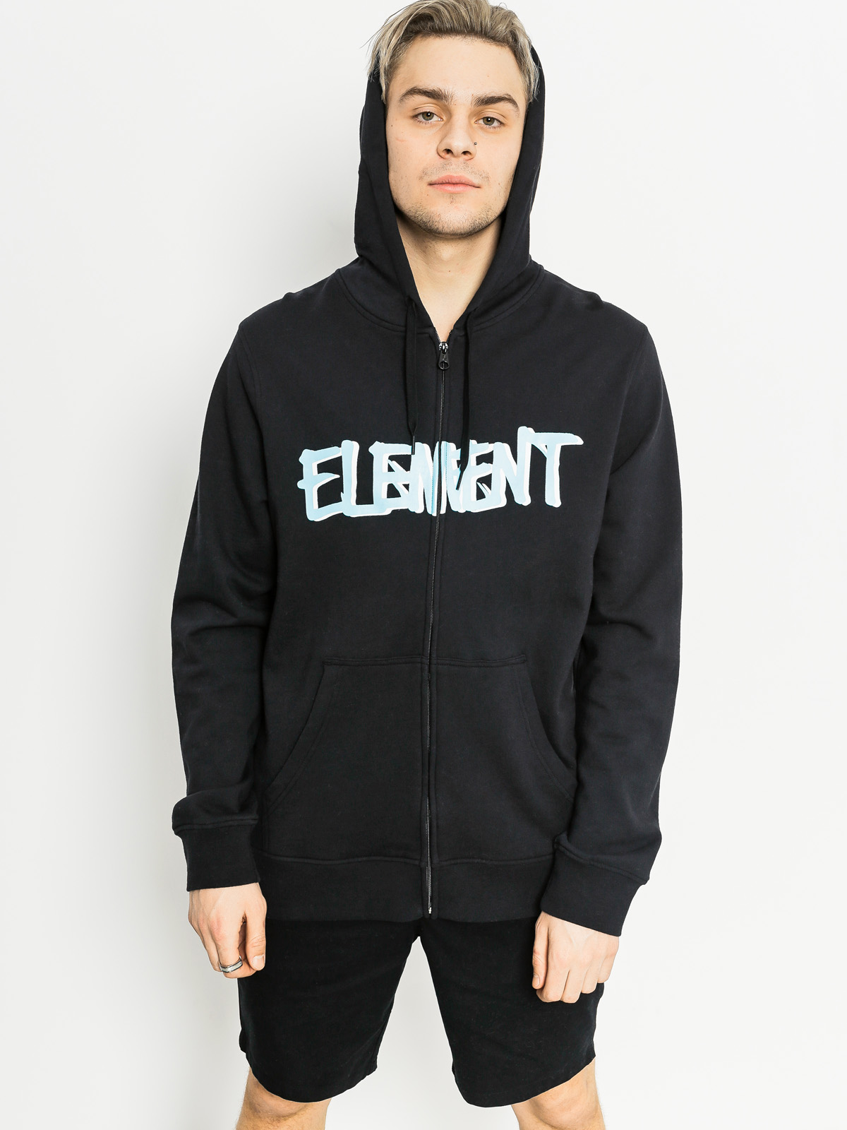 Bluza z kapturem Element Word ZHD (flint black)
