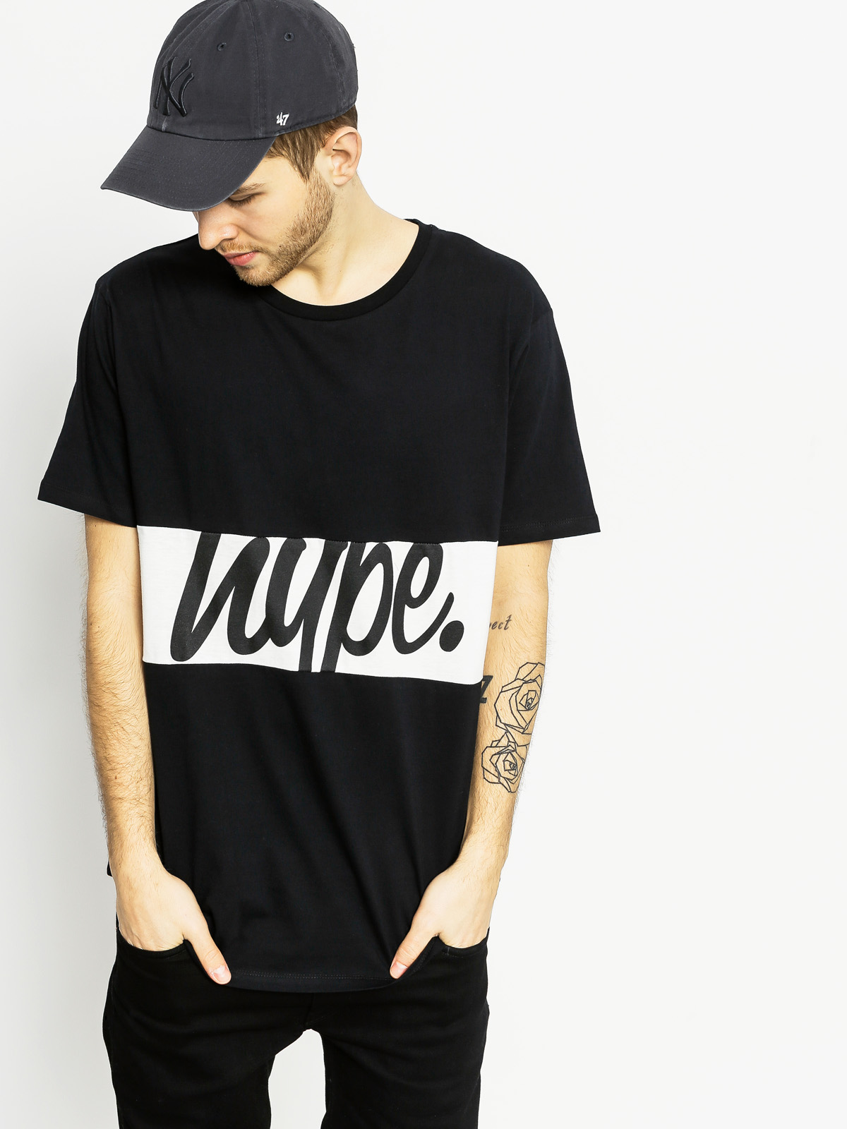 T-shirt Hype Infill Panel (black/white)