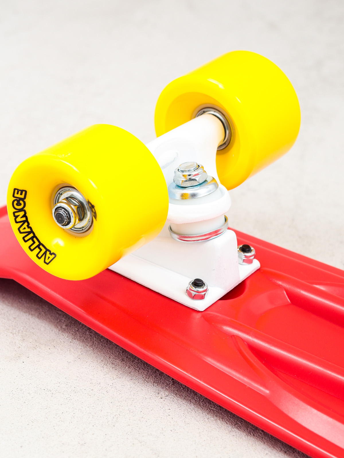 Deskorolka cruiser Alliance 01 (red/yellow/white)
