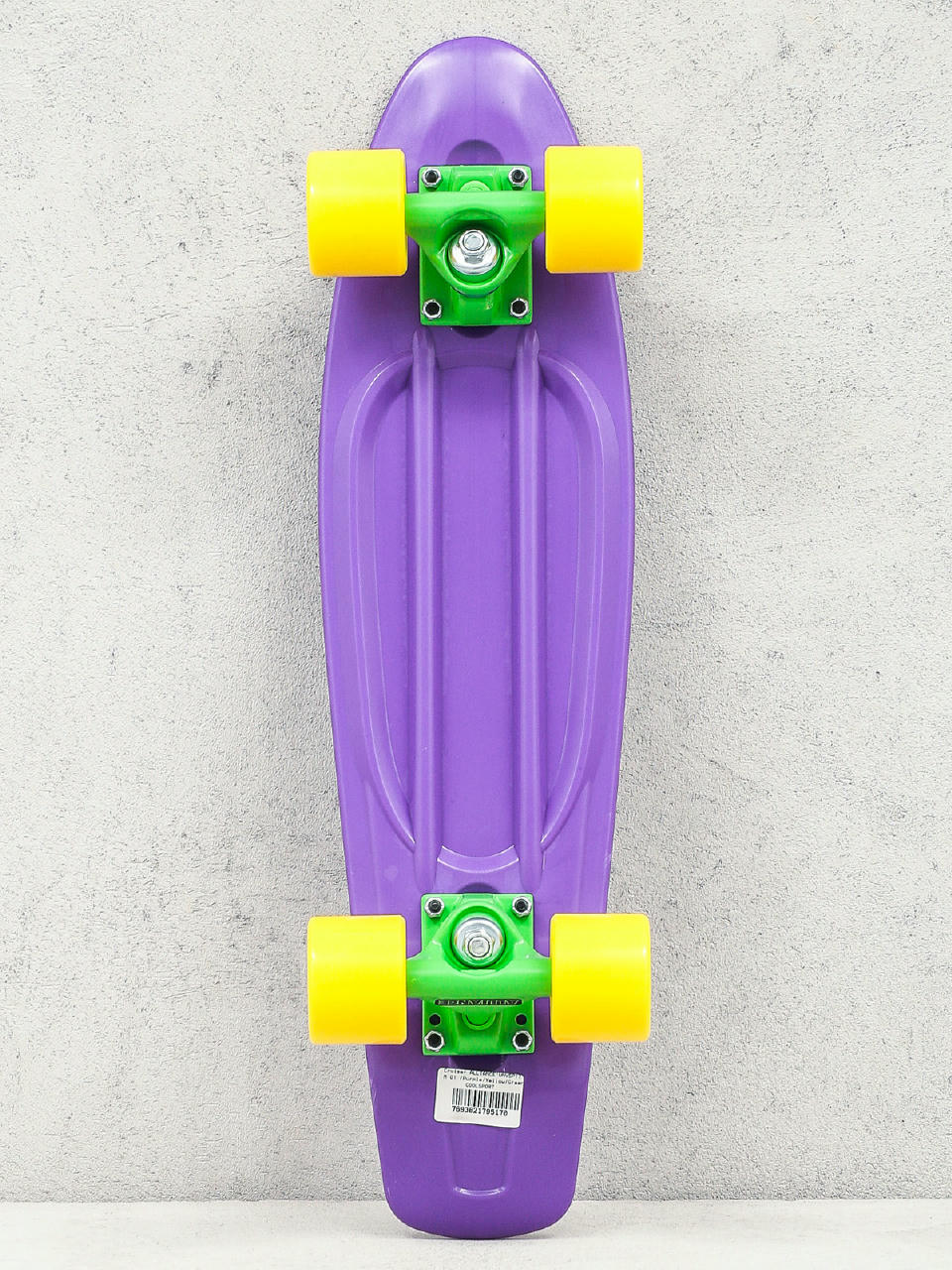 Deskorolka cruiser Alliance 01 (purple/yellow/green)