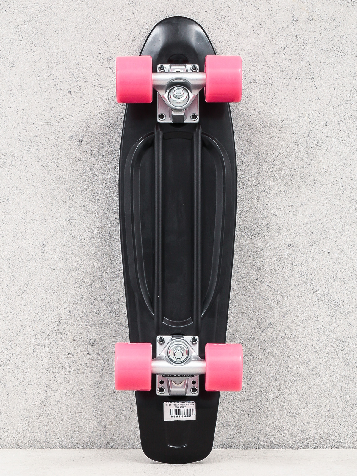 Deskorolka cruiser Alliance 01 (black/pink/silver)