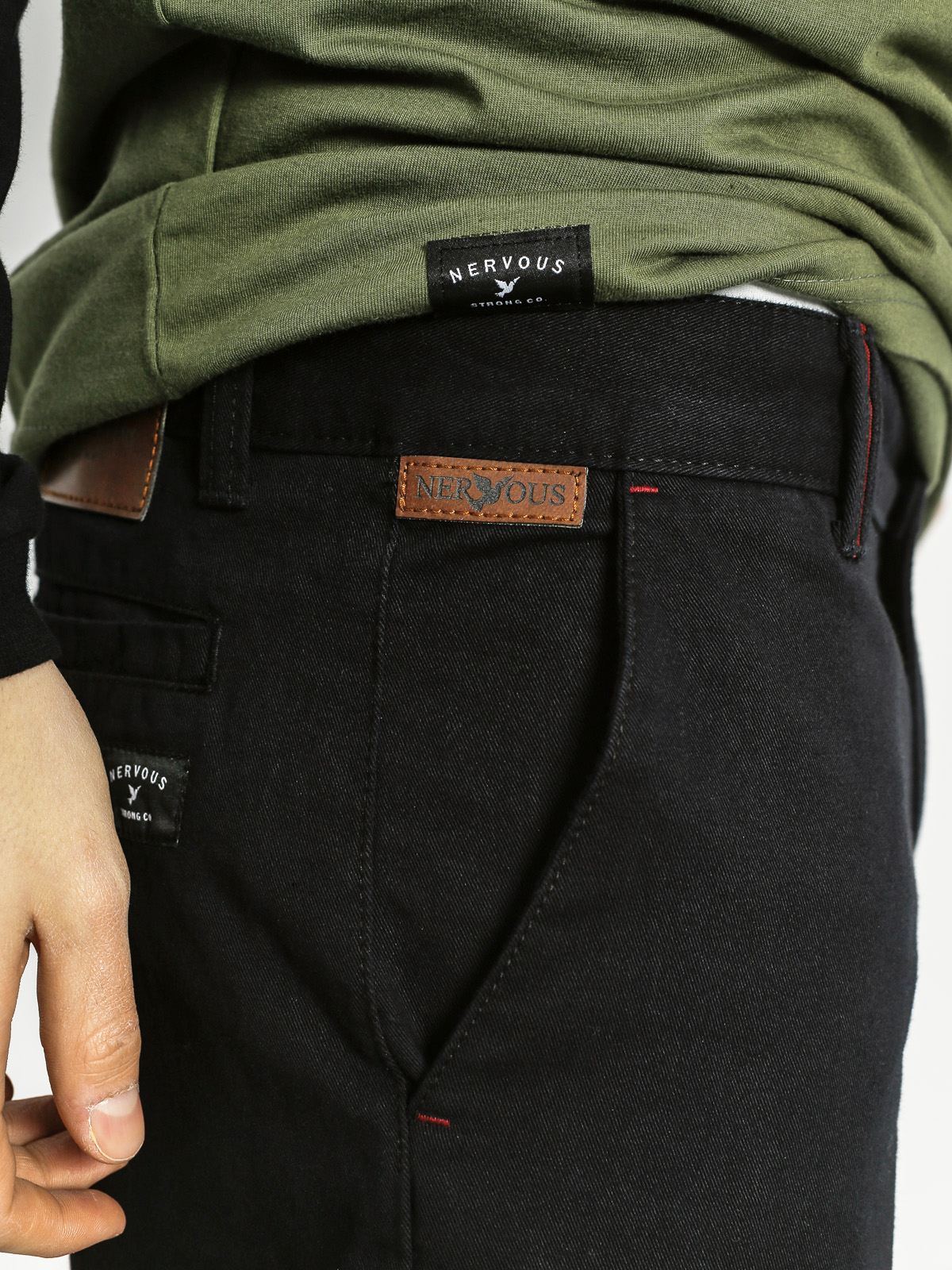 Spodnie Nervous Chino (black)